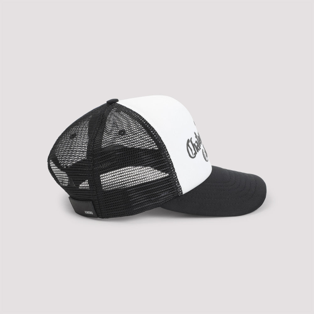 Black And White Cotton Baseball Cap