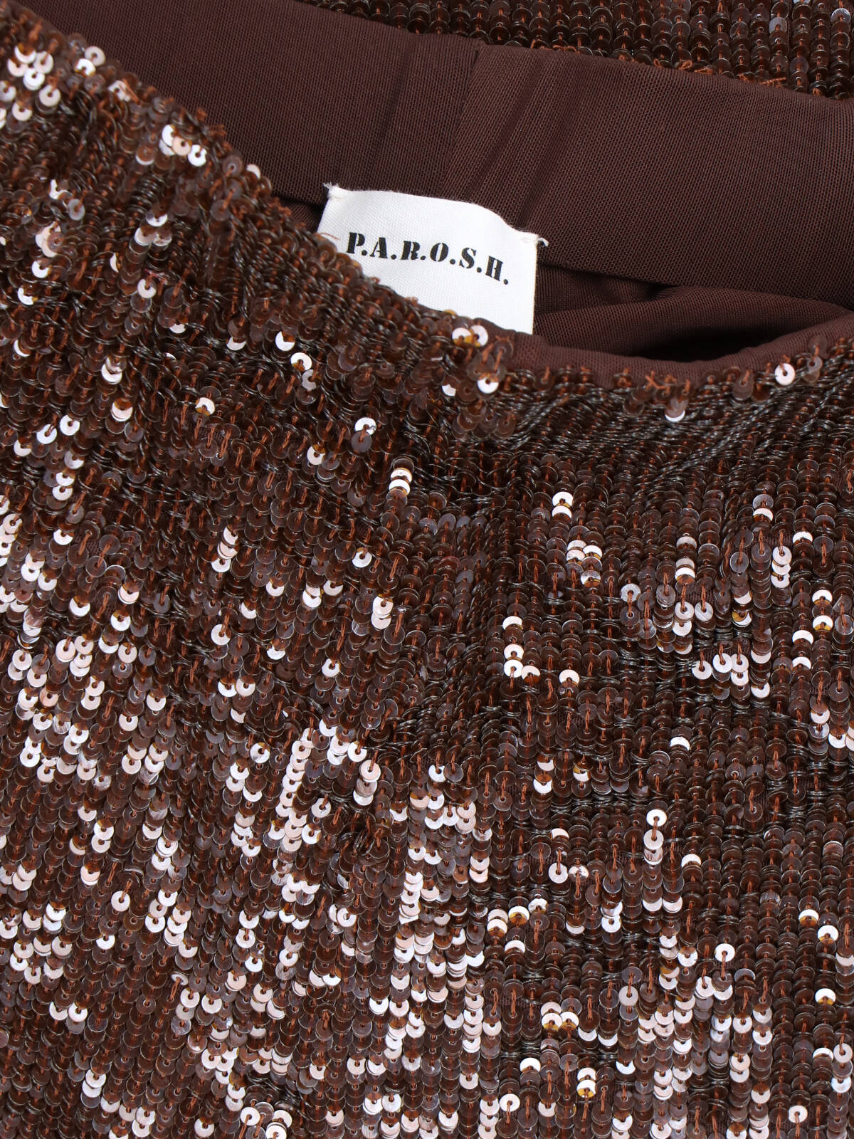 Brown Sequin Trousers