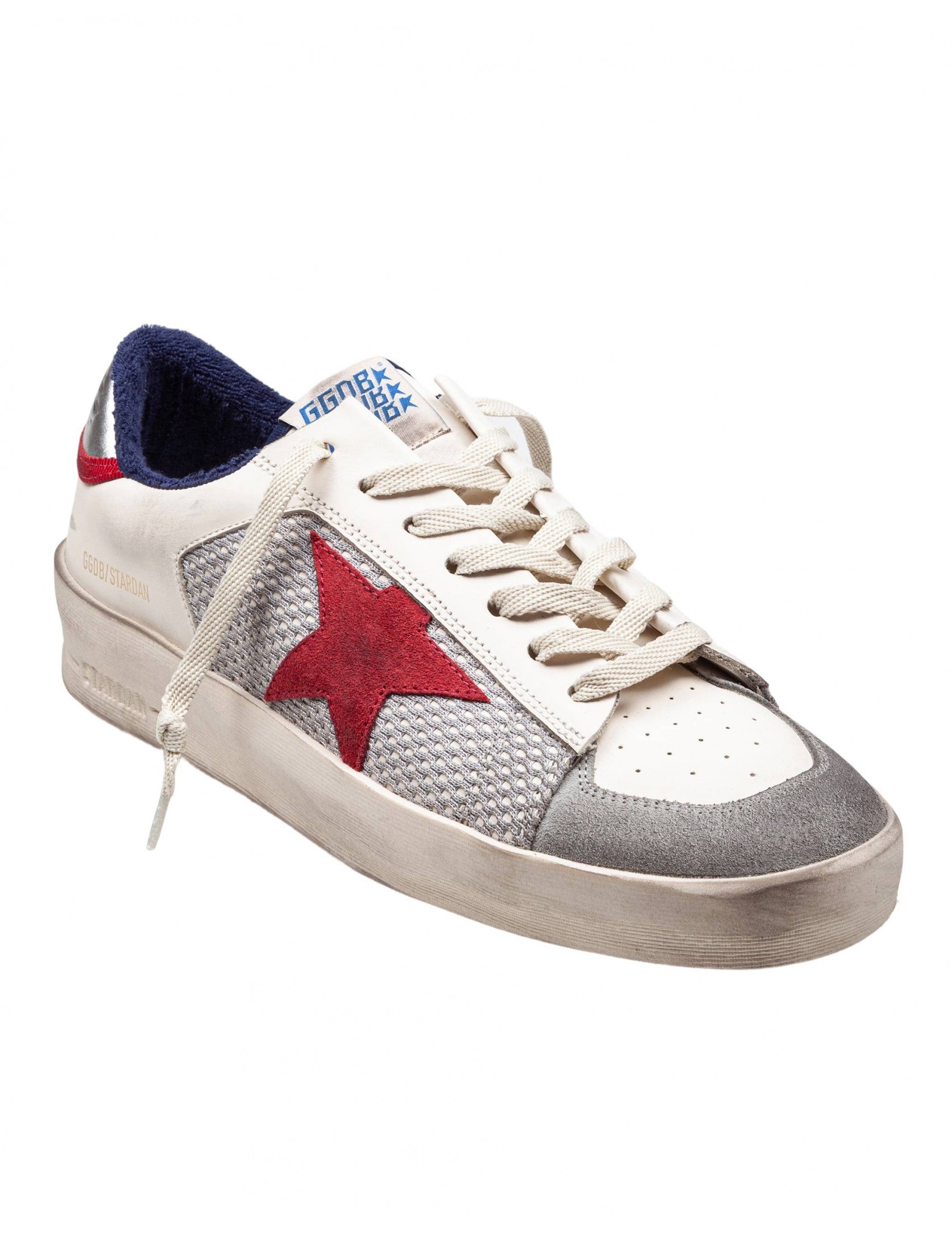 Stardan Mesh And Leather Sneakers