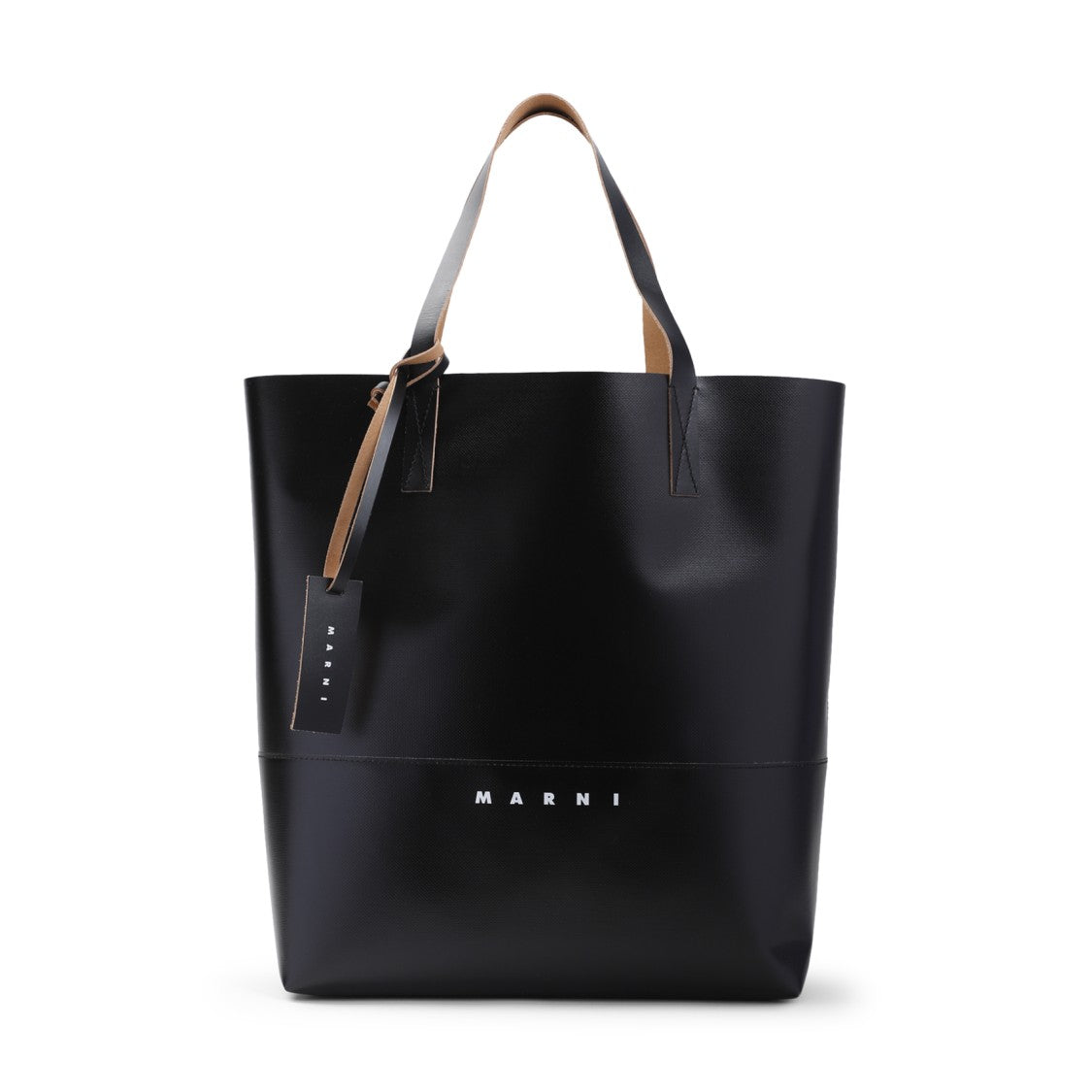 Black Cow Leather Tote Bag