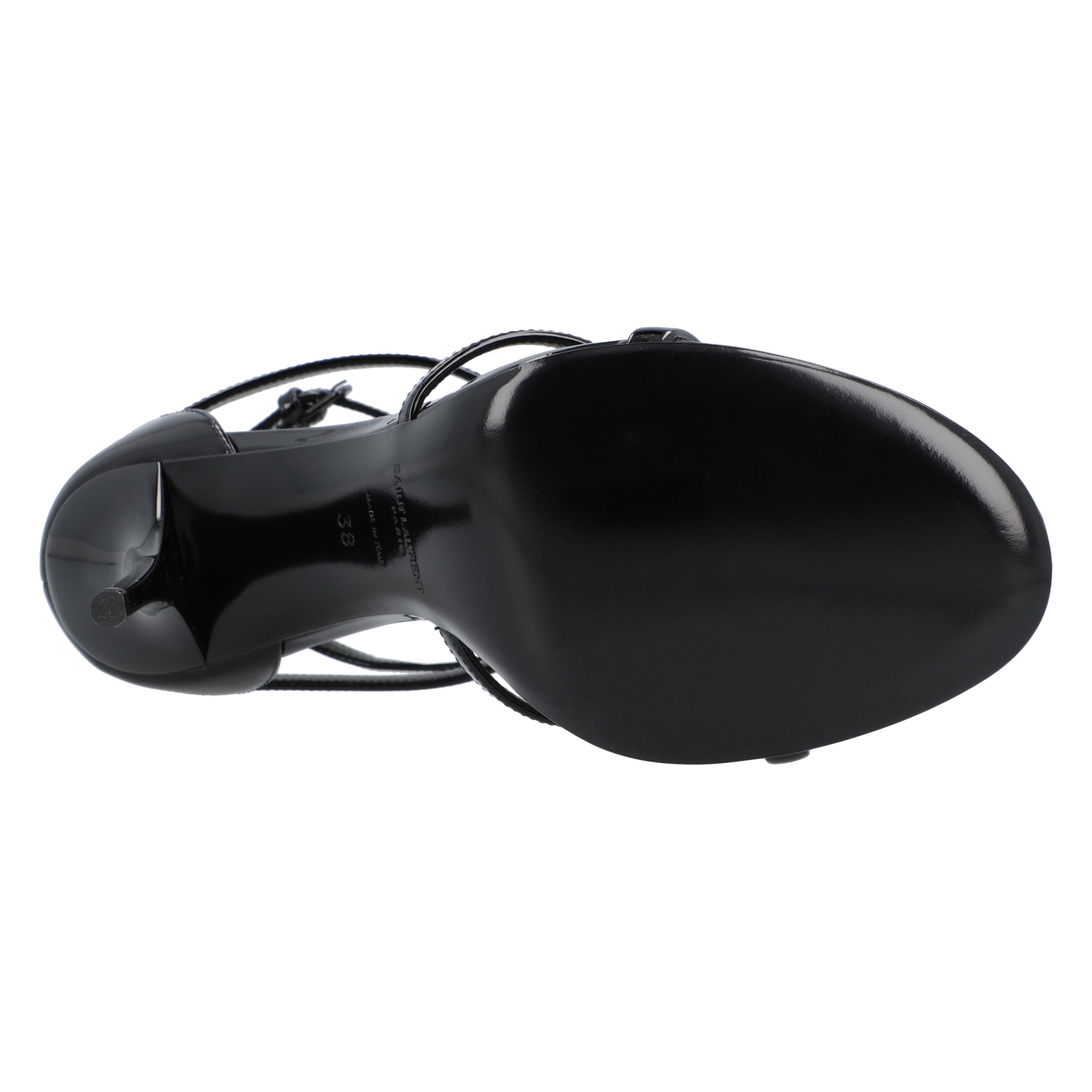 Cassandra Sandals In Patent Leather Black
