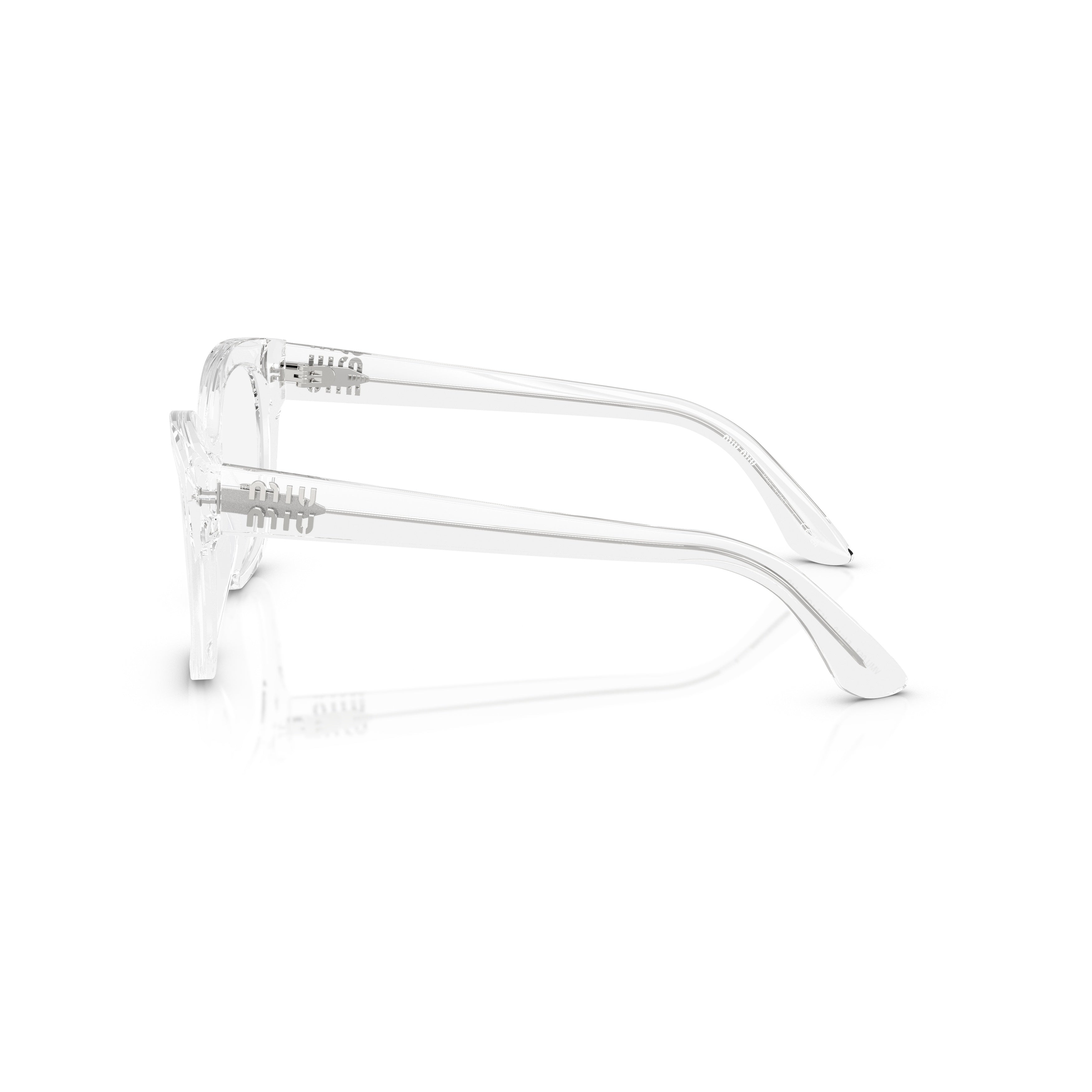 0mu 05xv Transparent Acetate Cat-Eye Eyeglasses