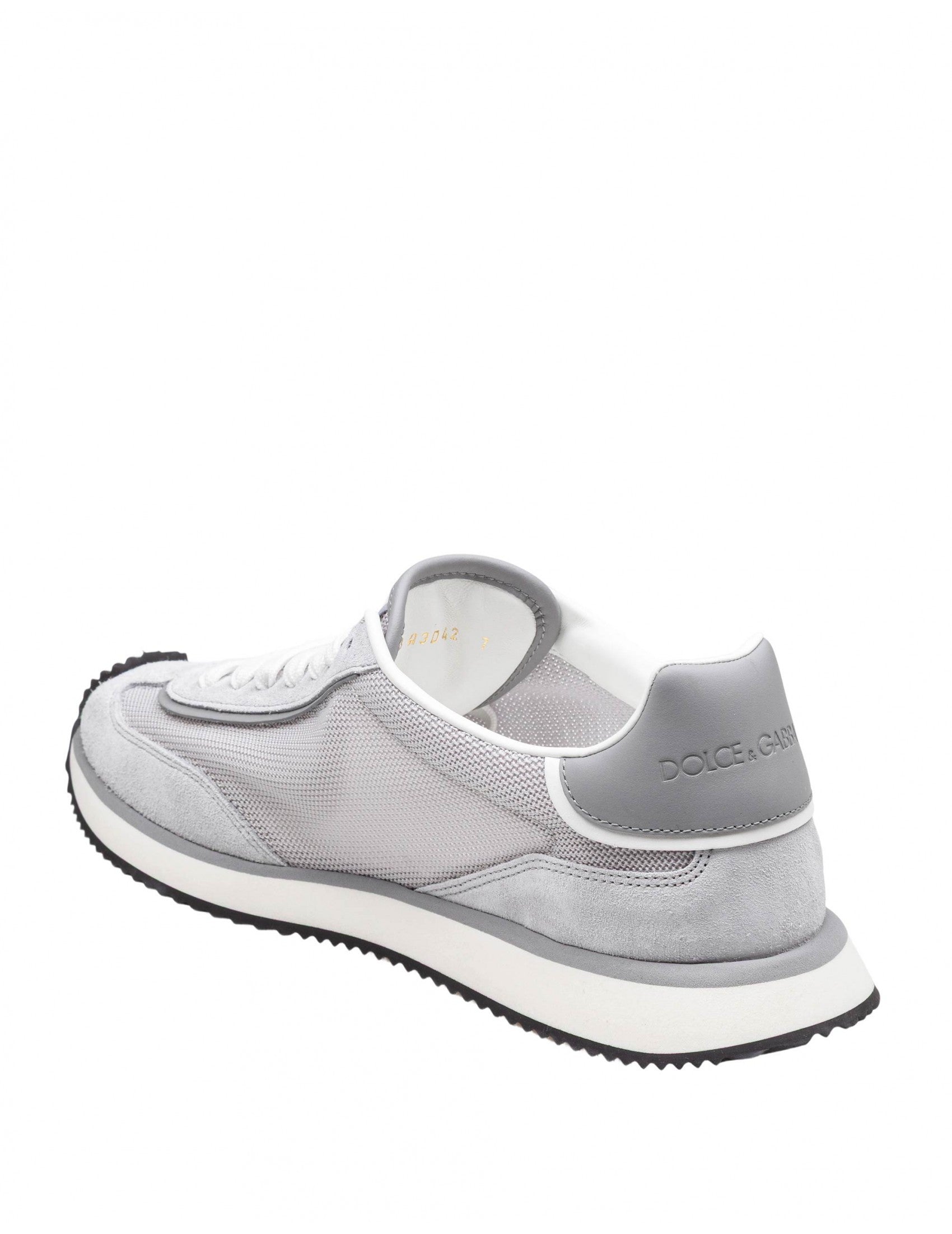 Sneaker Cushion In Mixed Materials Color Grey/White