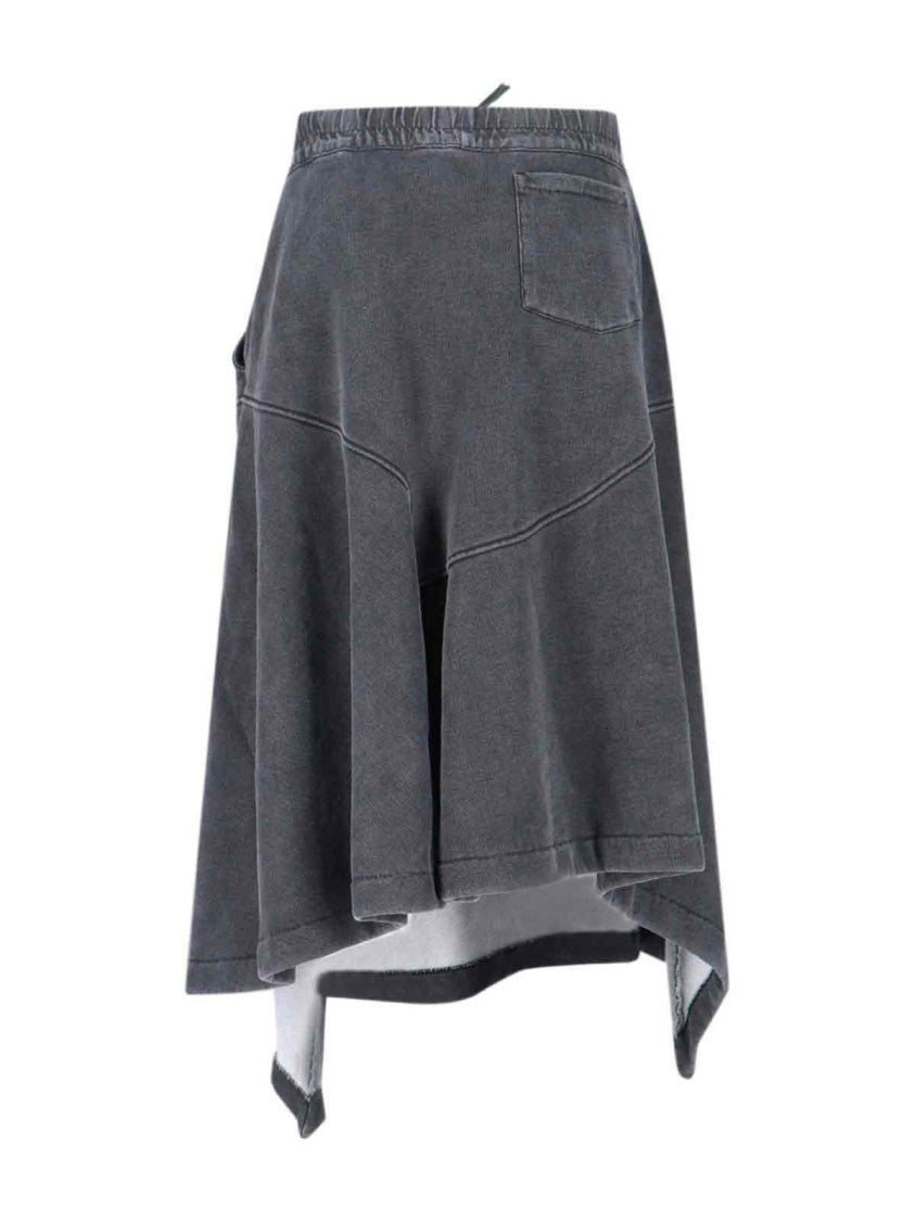 Lounge Midi Skirt – Grey