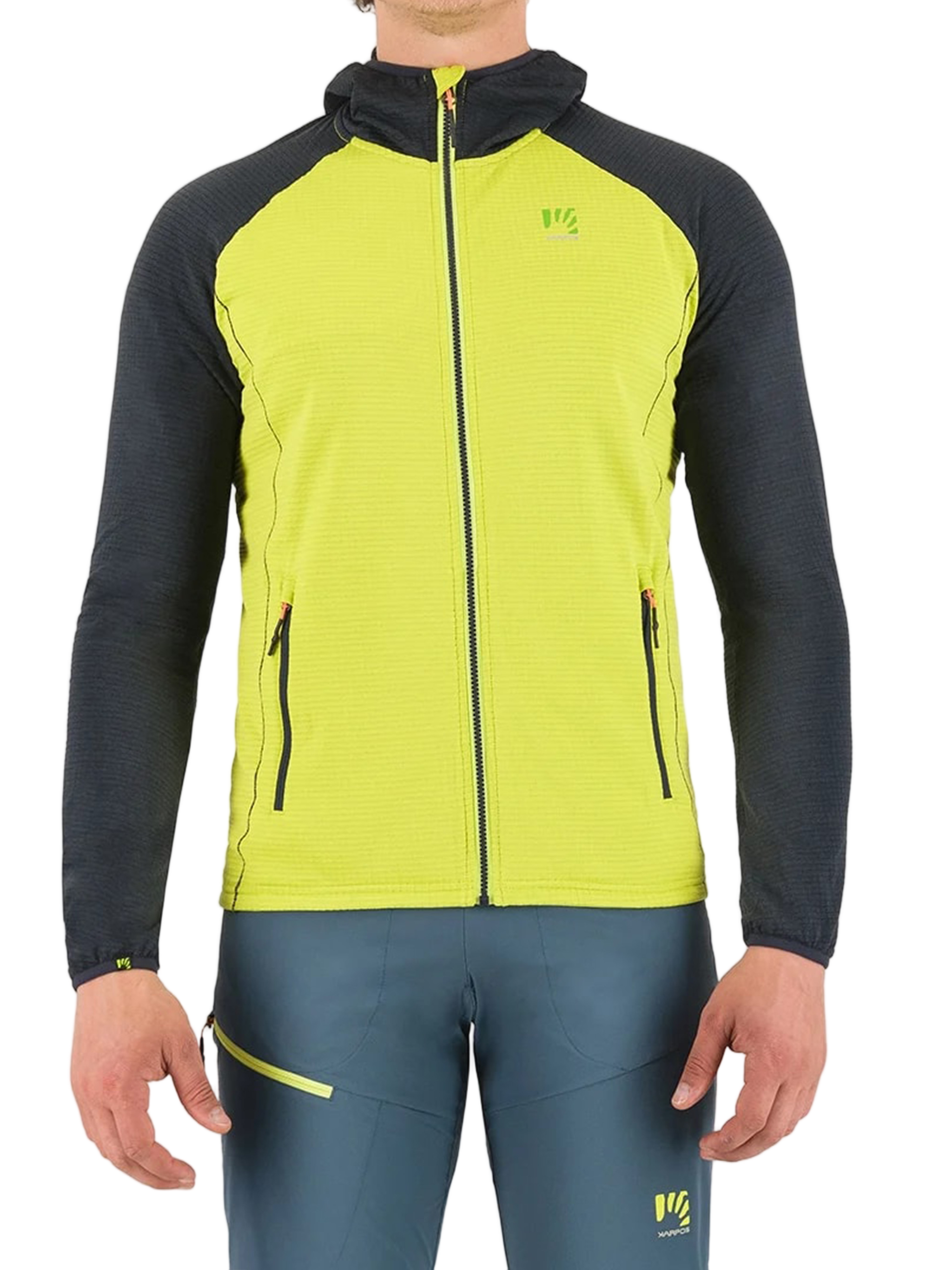 Yellow Ambrizzola Slim Full Zip Hoodie