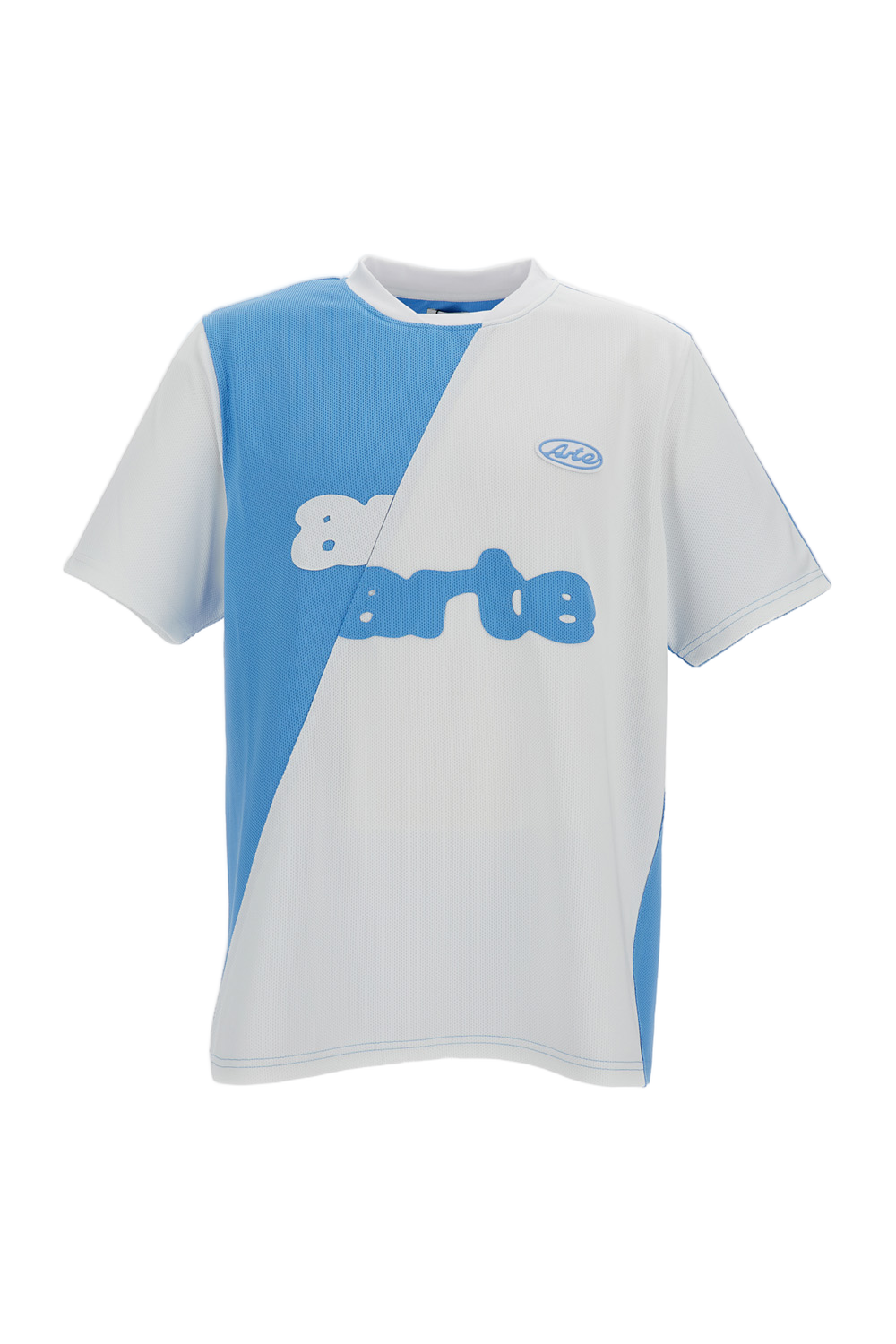 White Light Blue Football Technical T-Shirt
