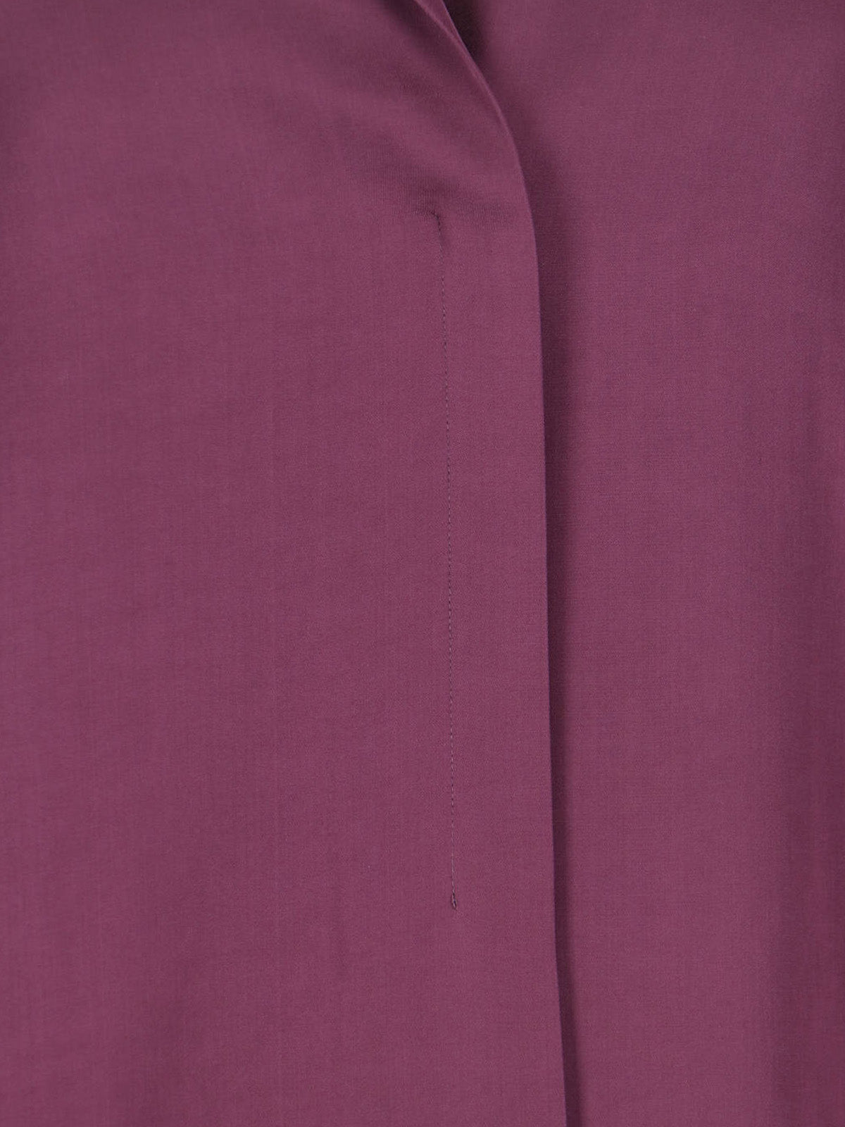 Purple Classic V-Neck Viscose Blouse
