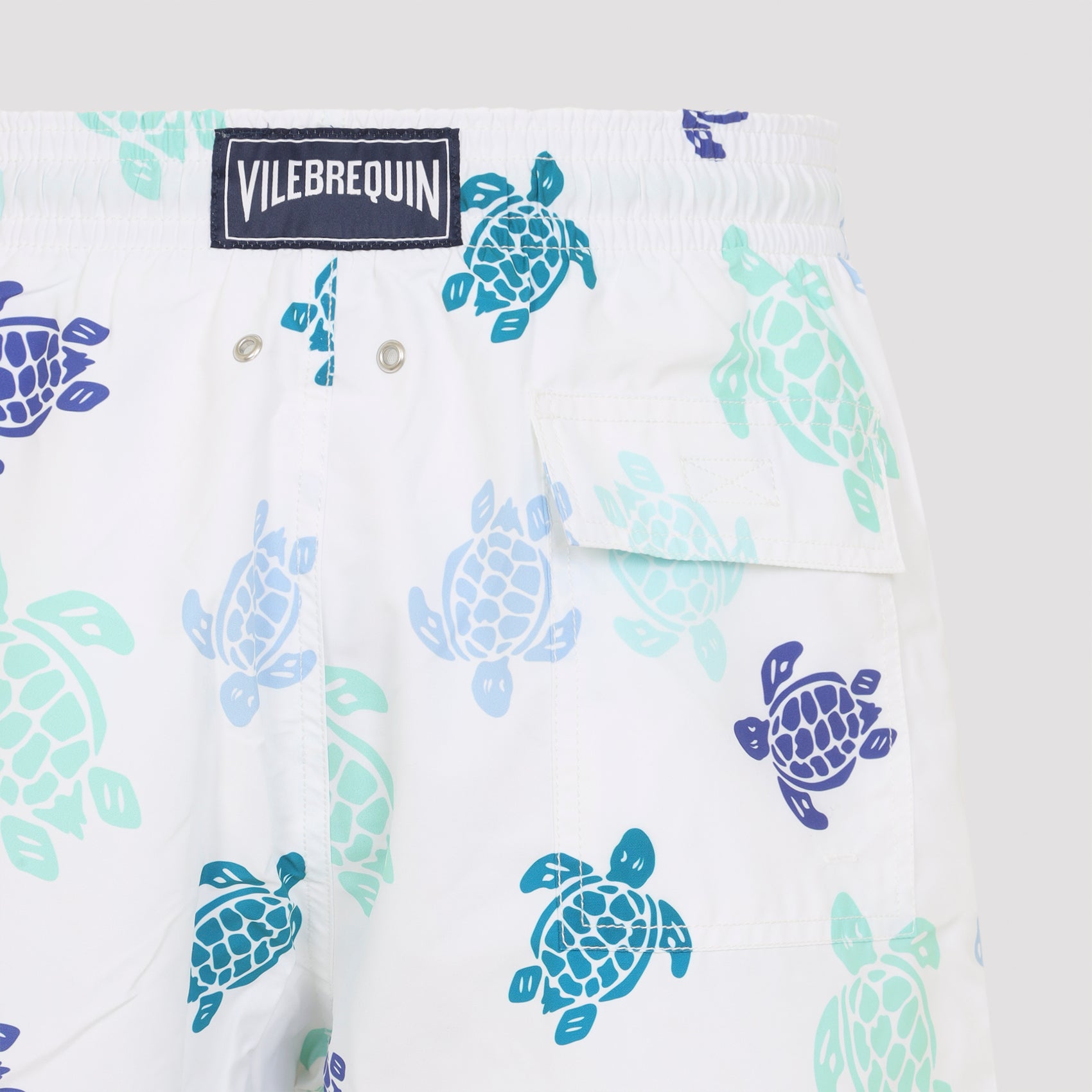 Swim Shorts with Sea Turtle Pattern