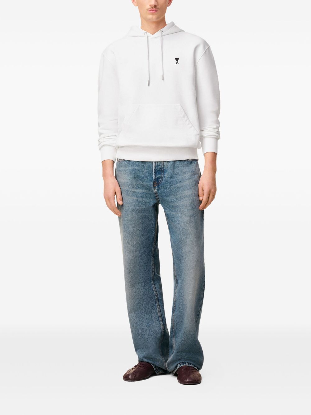 Minimalist White Hoodie