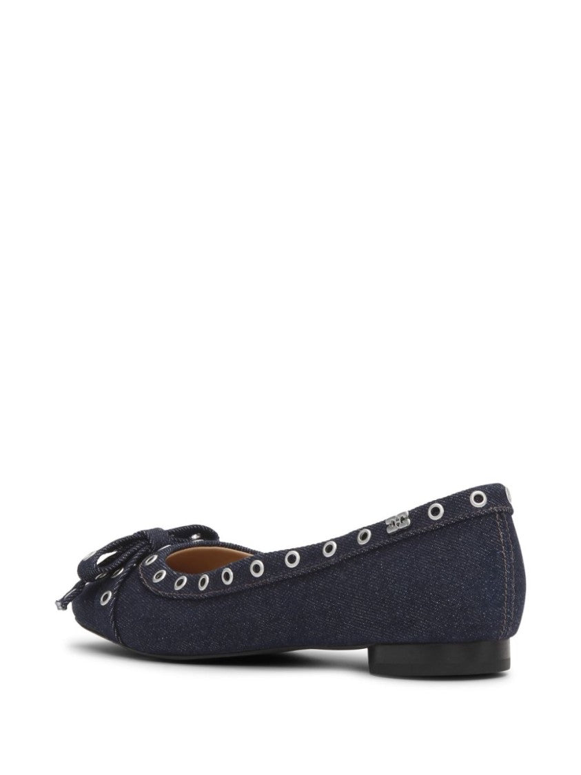 Classic Ballerina Blue Shoes