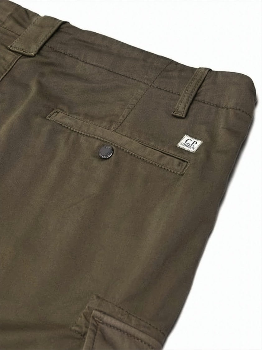Utilitarian Straight Pants with Cargo Pockets