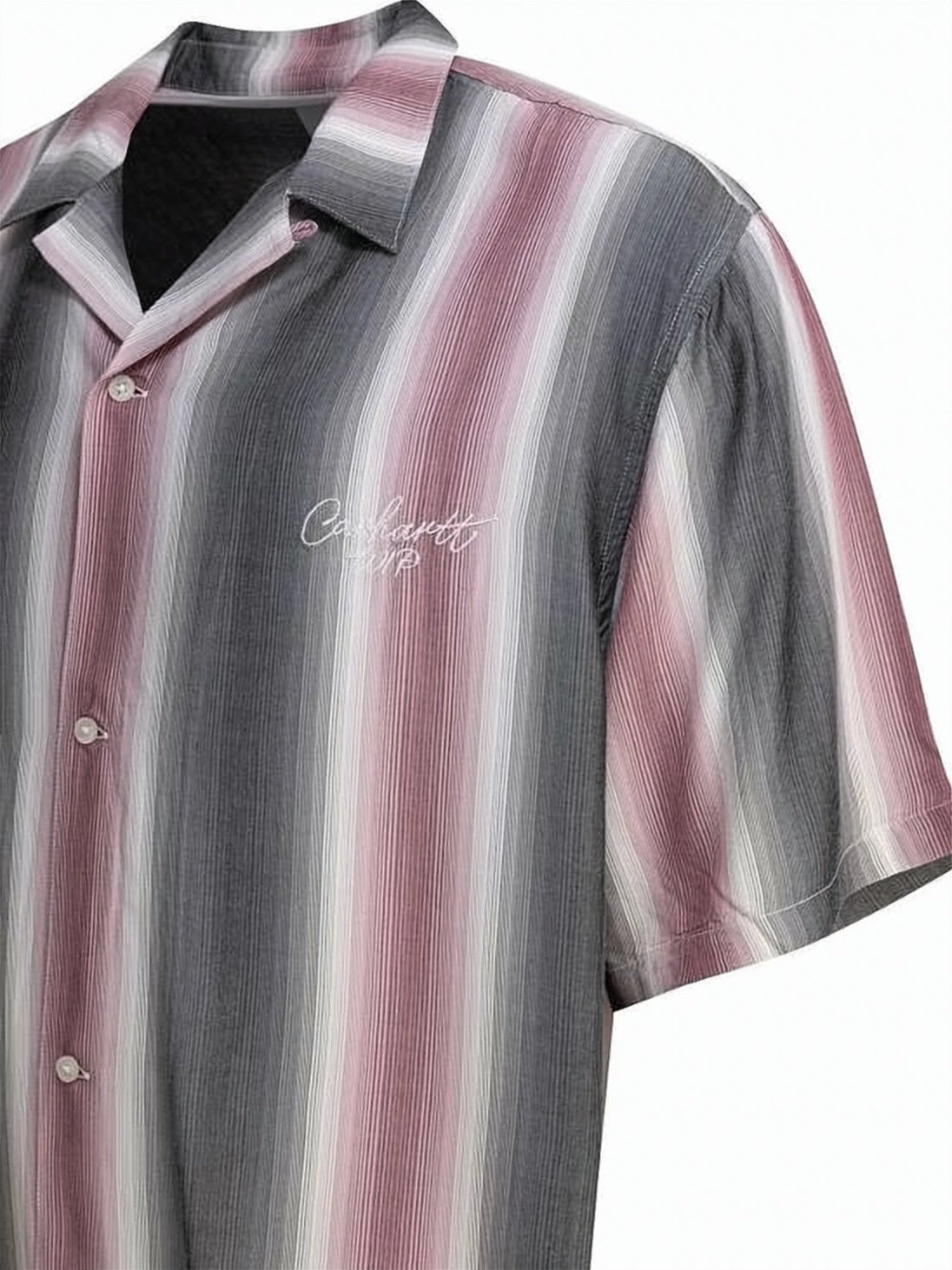 Relaxed Fit Striped Short-Sleeve Shirt