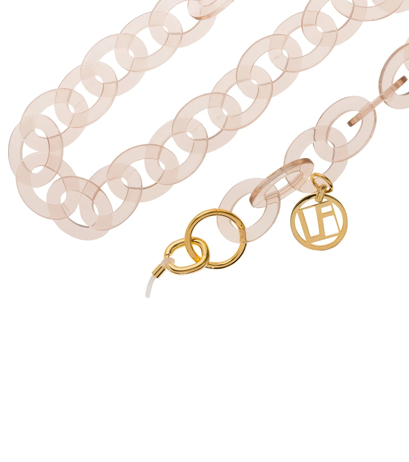 Ash Oval Link Acetate Chain