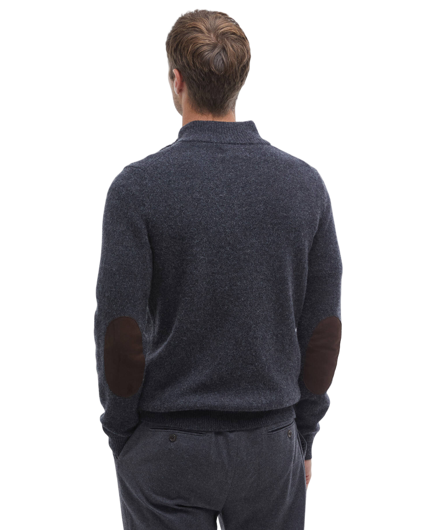 Essential Patch Half Zip Sweater