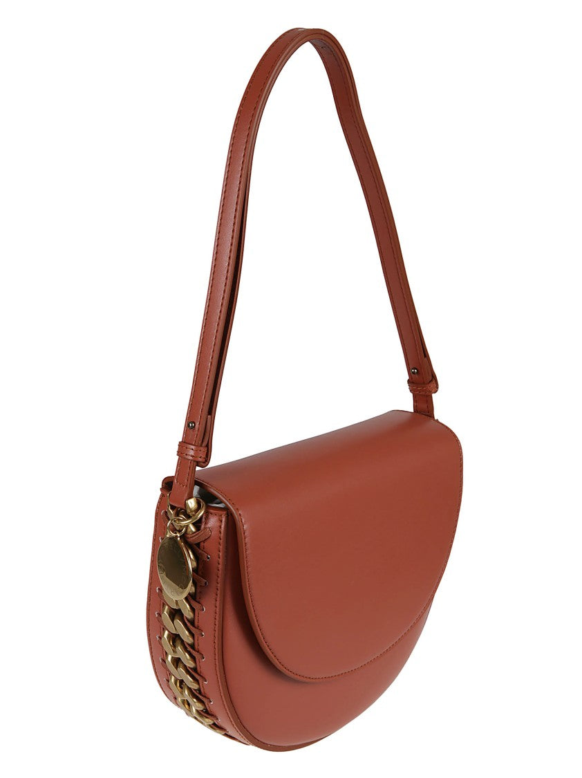 Smooth Semi-Circular Bag With Structured Flap