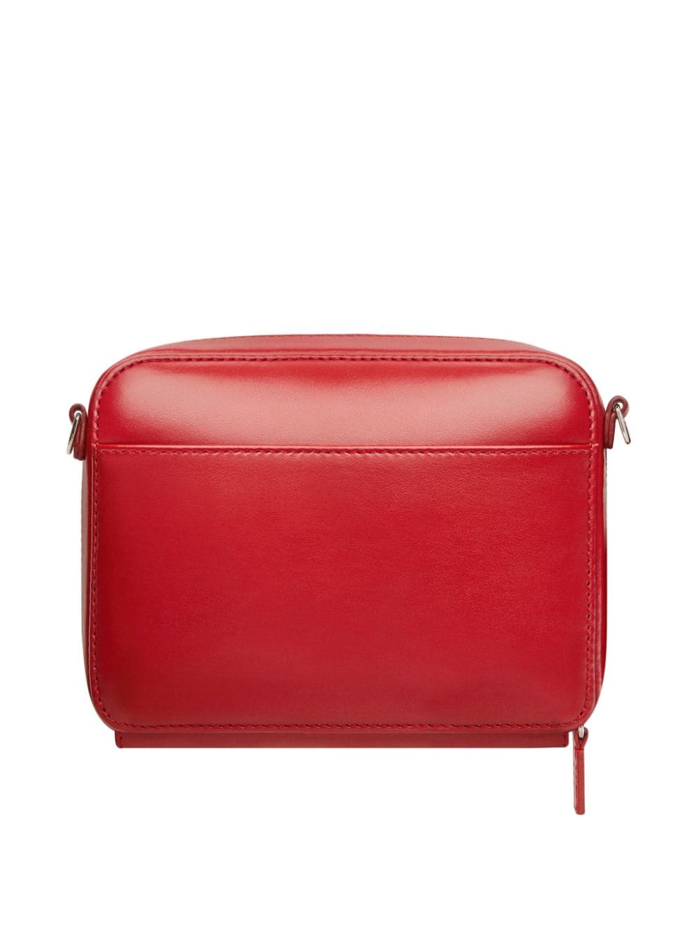 Ruby Red Calf Leather Rectangular Bag