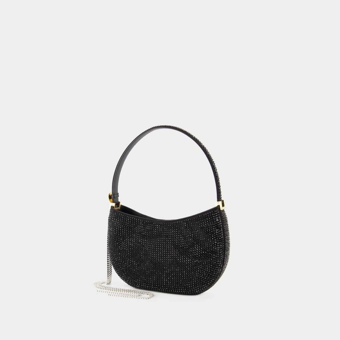 Re23 Medium Vesna Hobo Bag - Black - Strass