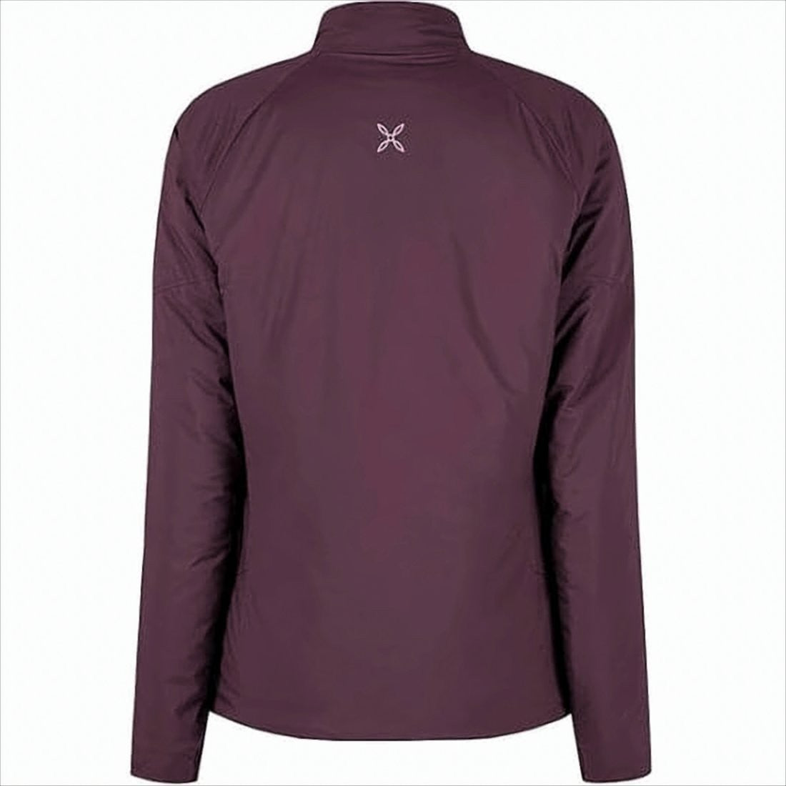 Burgundy Fitted Montura Jacket With Quilted Interior