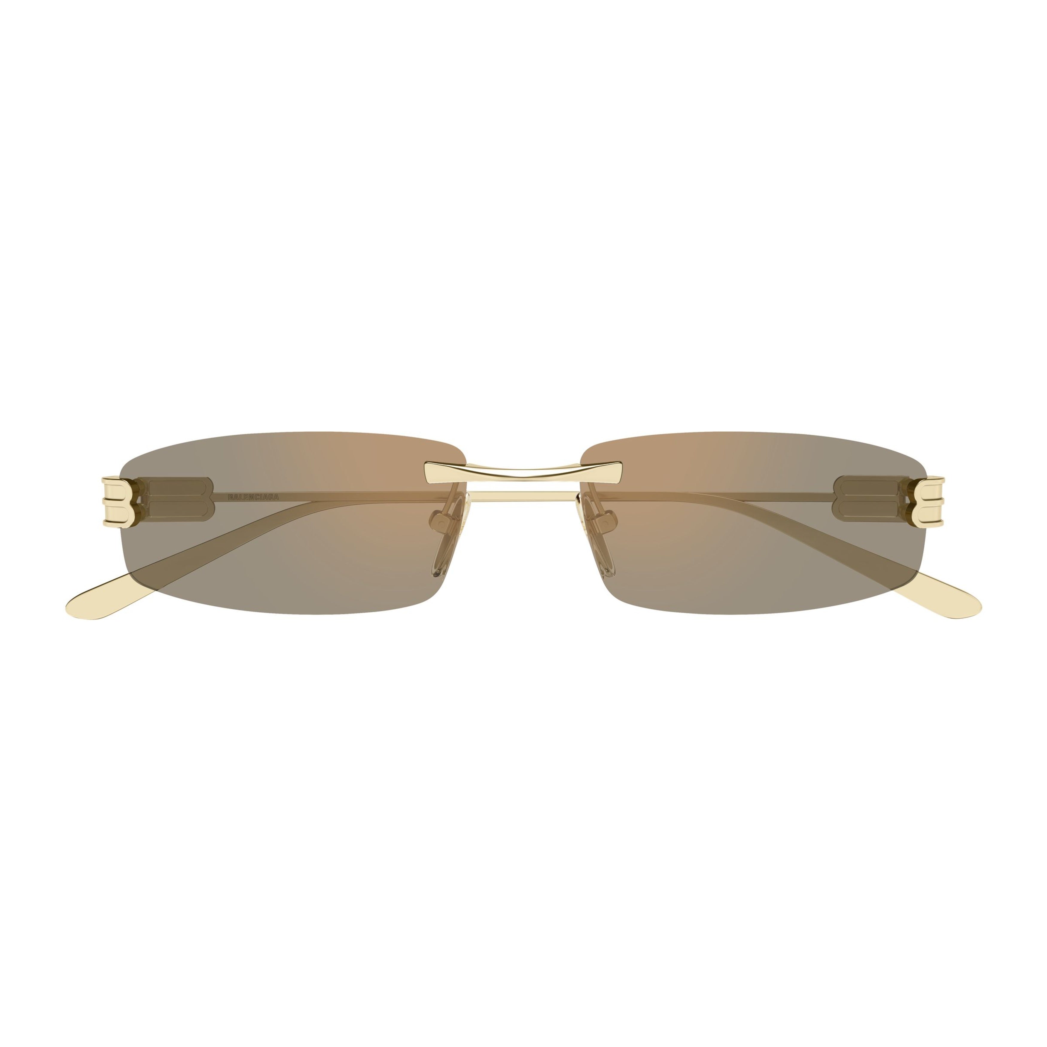 Bb0488S Rimless Rectangular Sunglasses