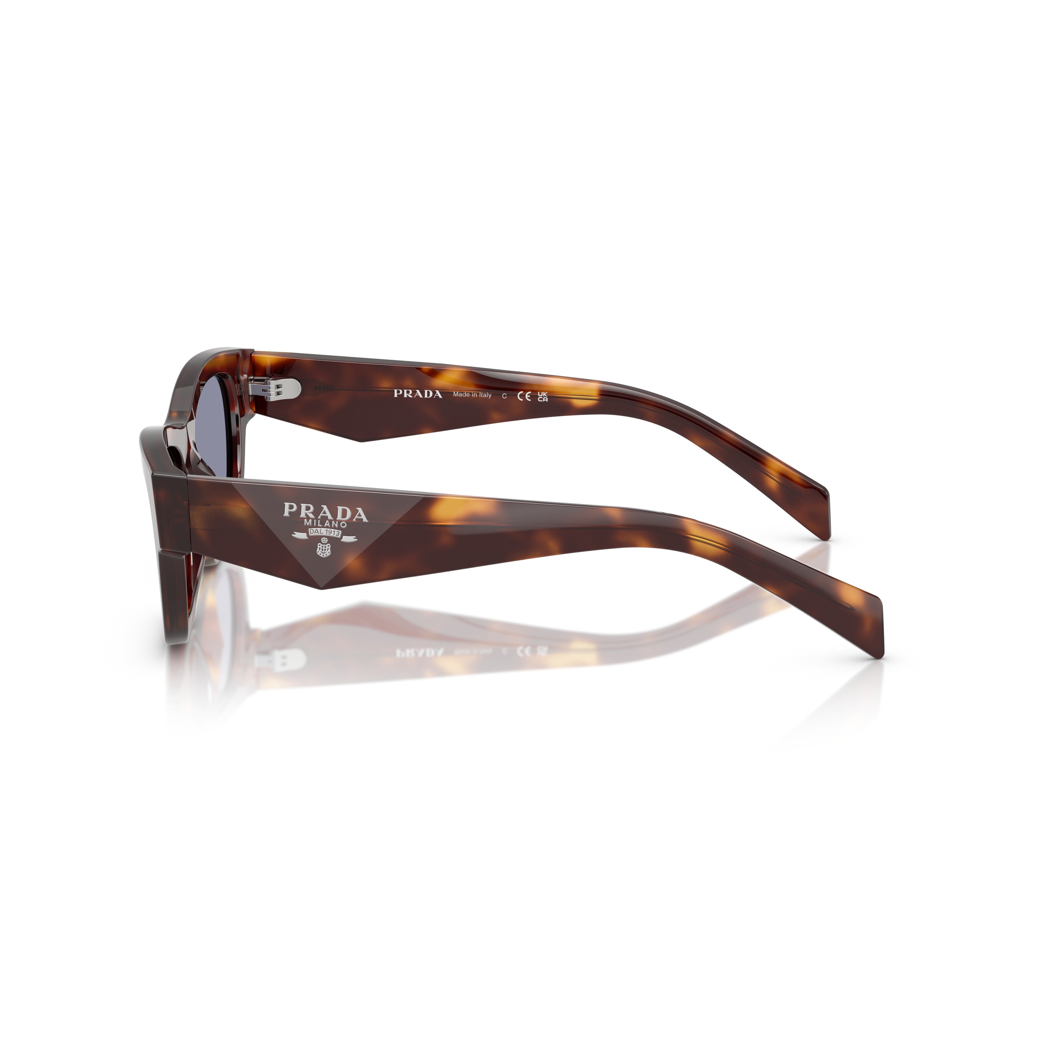 0pr B09s Rectangular Tortoiseshell Acetate Sunglasses