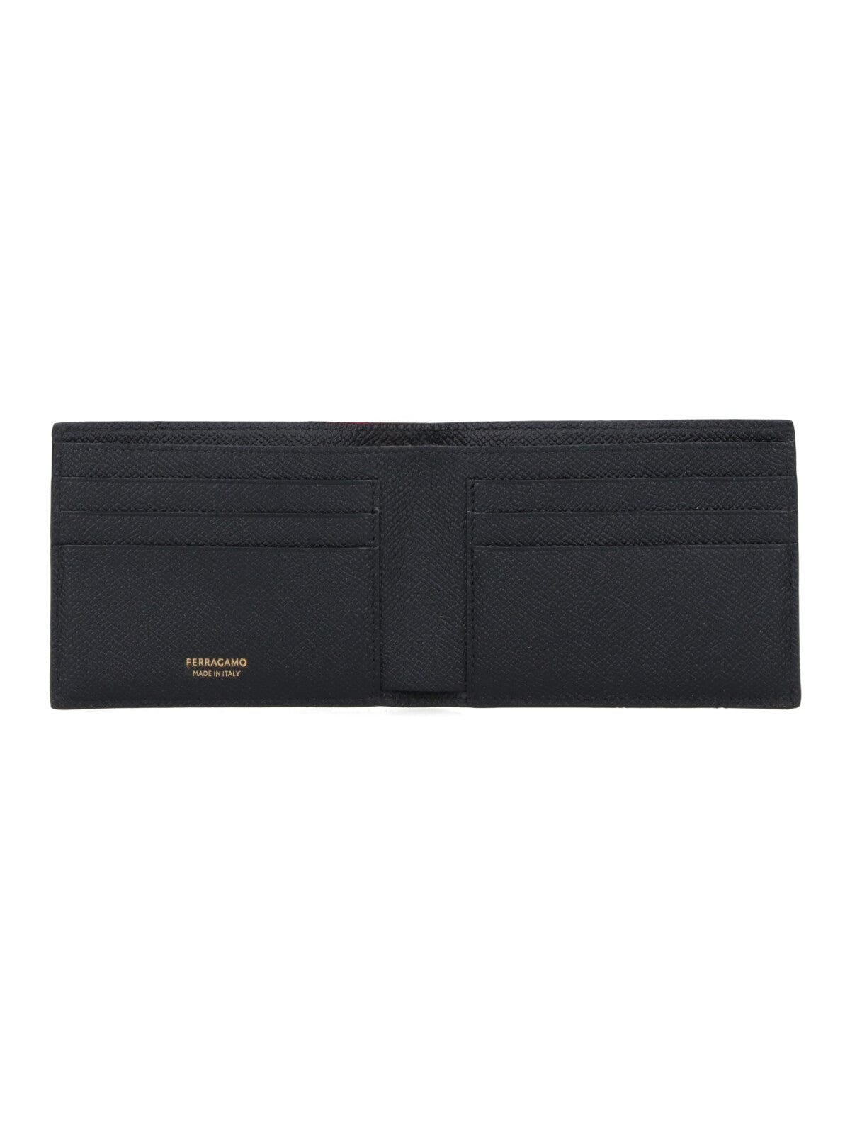 "Gancini" Bi-fold Wallet Black