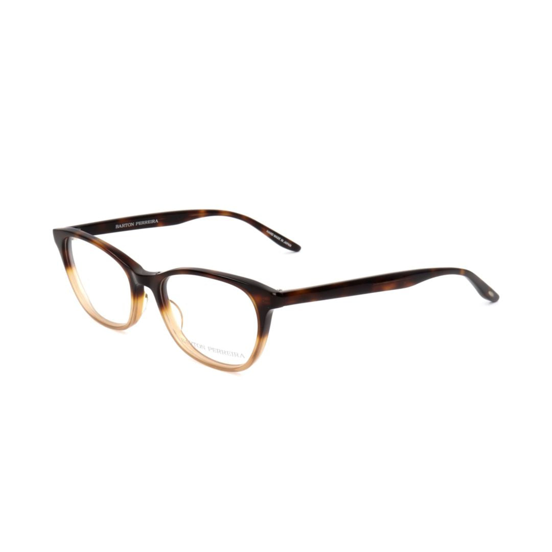 Bp5029 492fw Tortoiseshell Rectangular Eyeglasses with Subtle Cat-Eye Shape