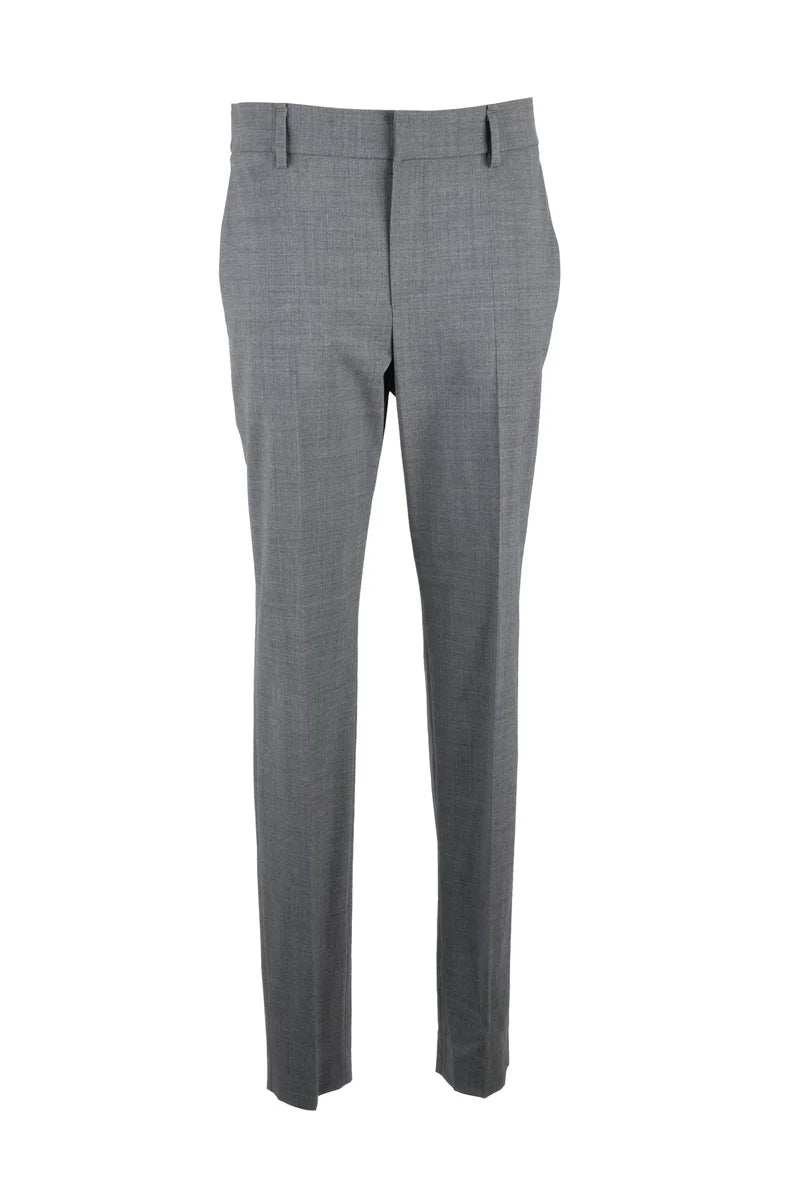 Straight Trousers - Grey