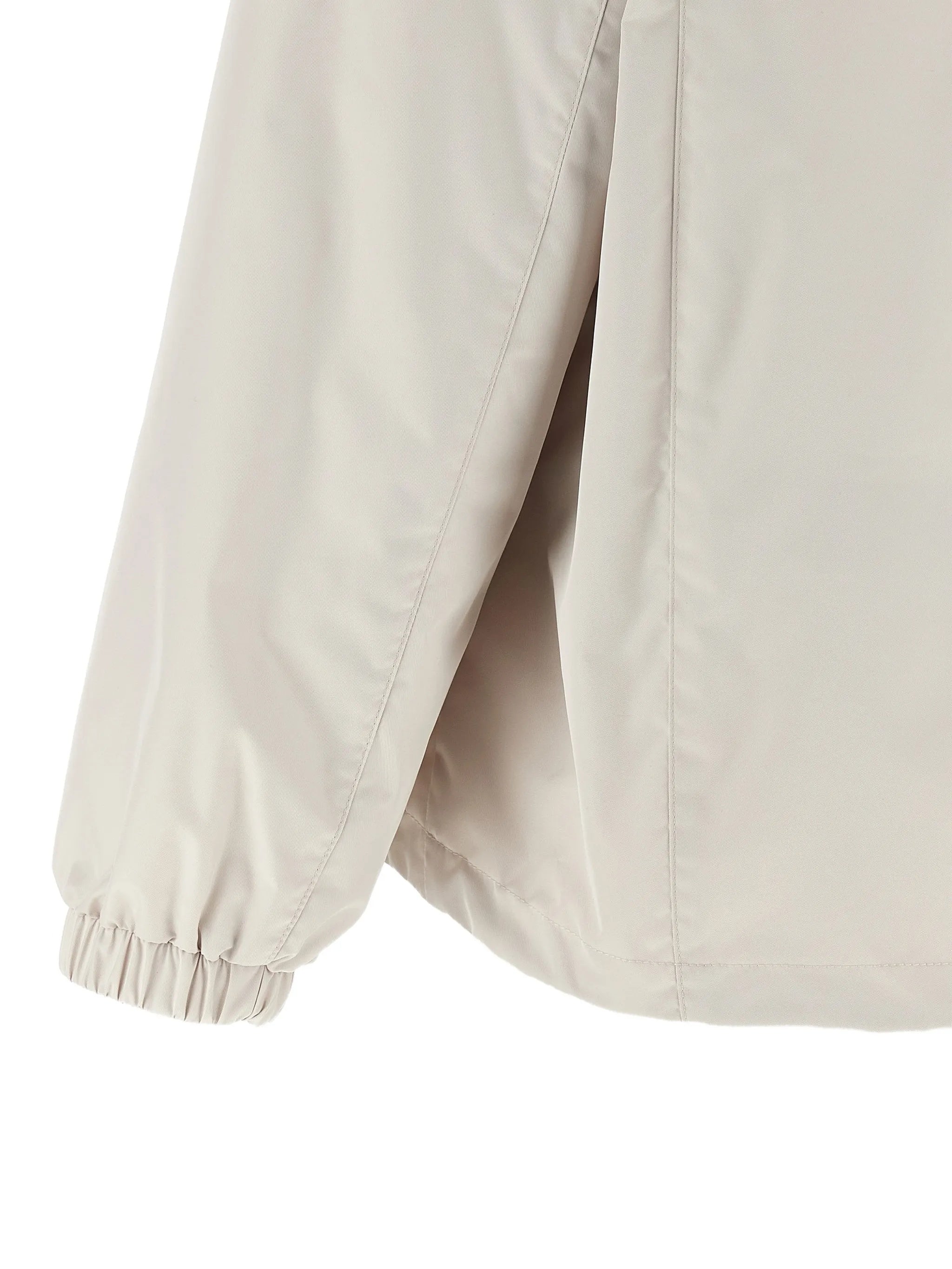 Short Padded Jacket With Detachable Hood Detail