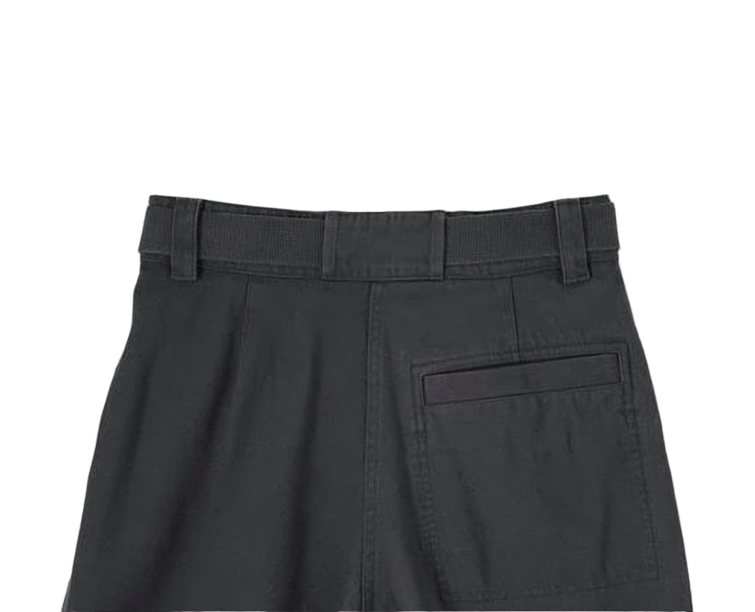 High-Waisted Straight Pants