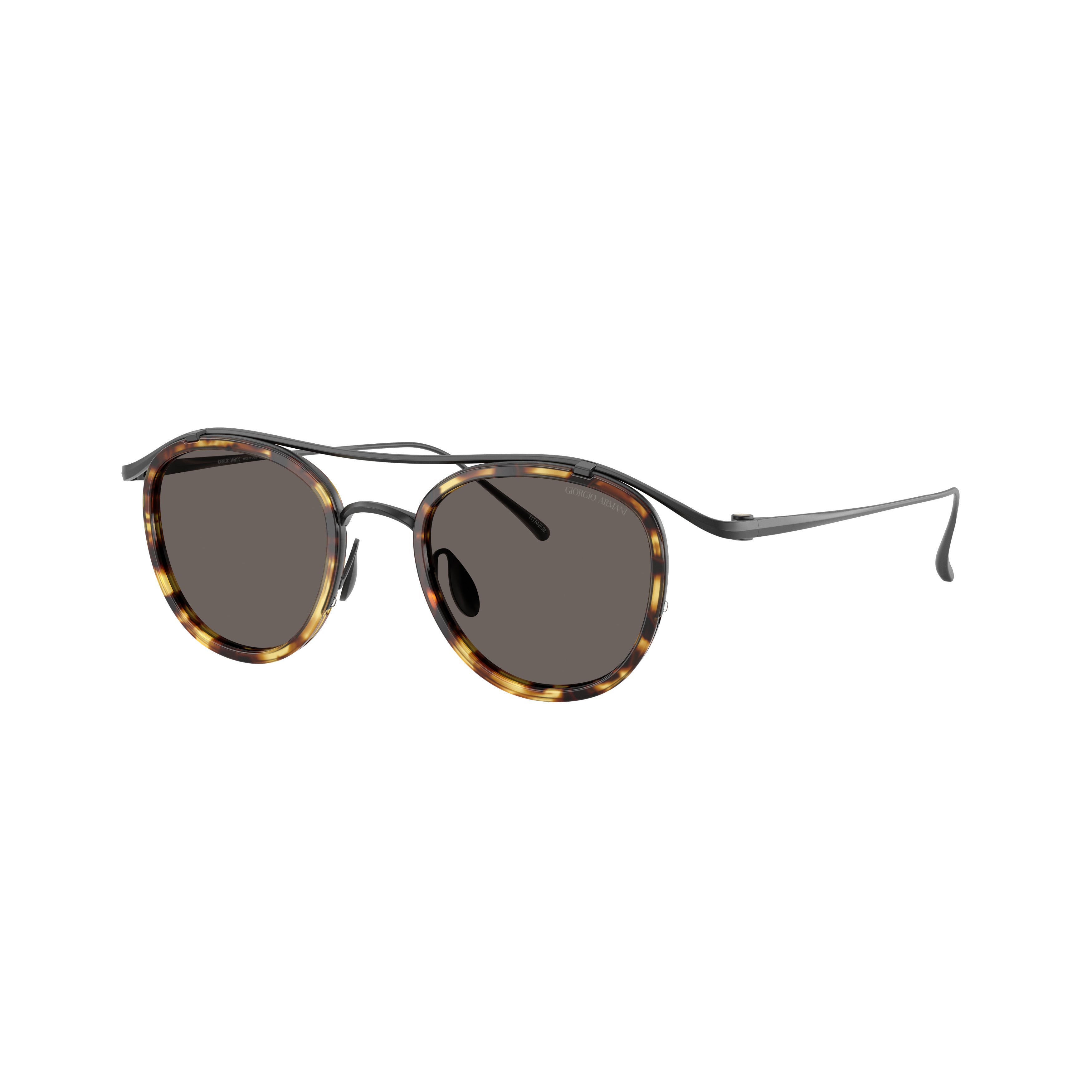 0ar6179t Titanium Frame Sunglasses with Double Bridge