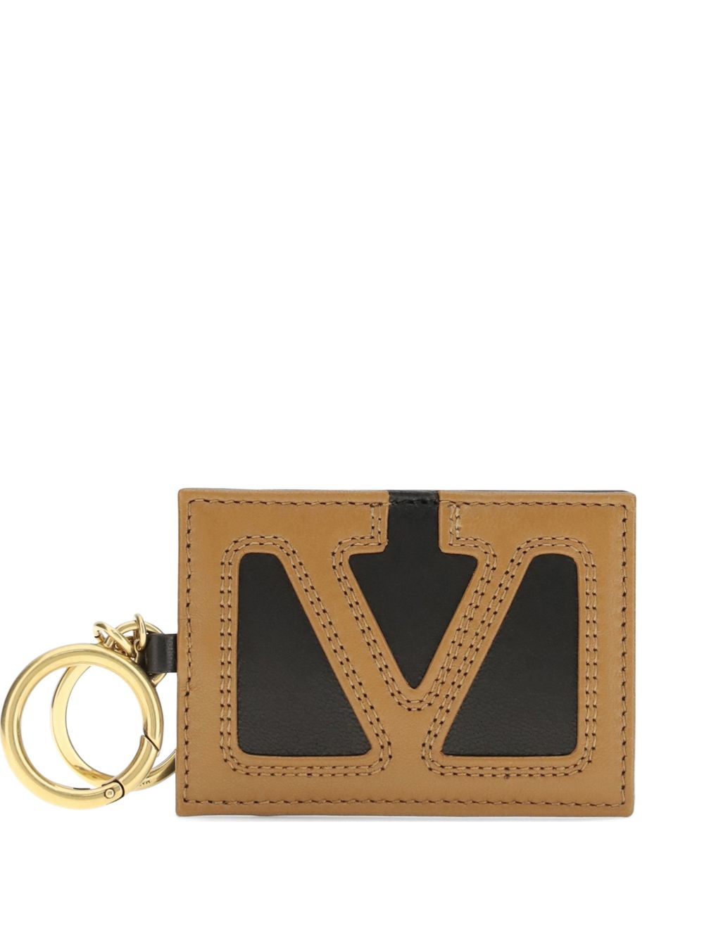 Two-Tone Rectangular Keychain