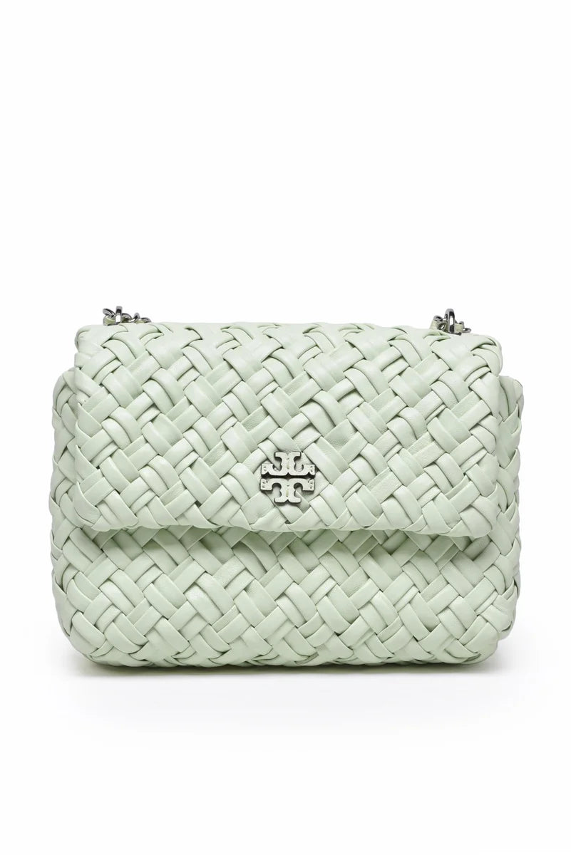 Britten Woven Small Shoulder Bag - Green