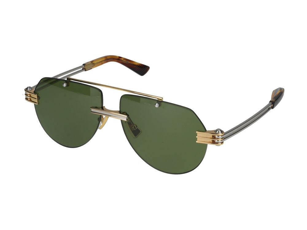 Sunglasses Bottega Veneta BV1342S 003 Gold Silver Green 59/13/145