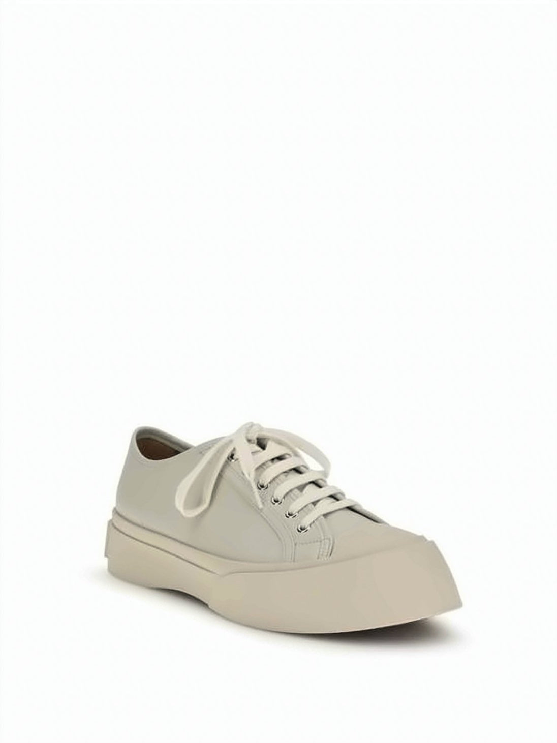 Calf Leather Sneakers with Embossed Logo Detail
