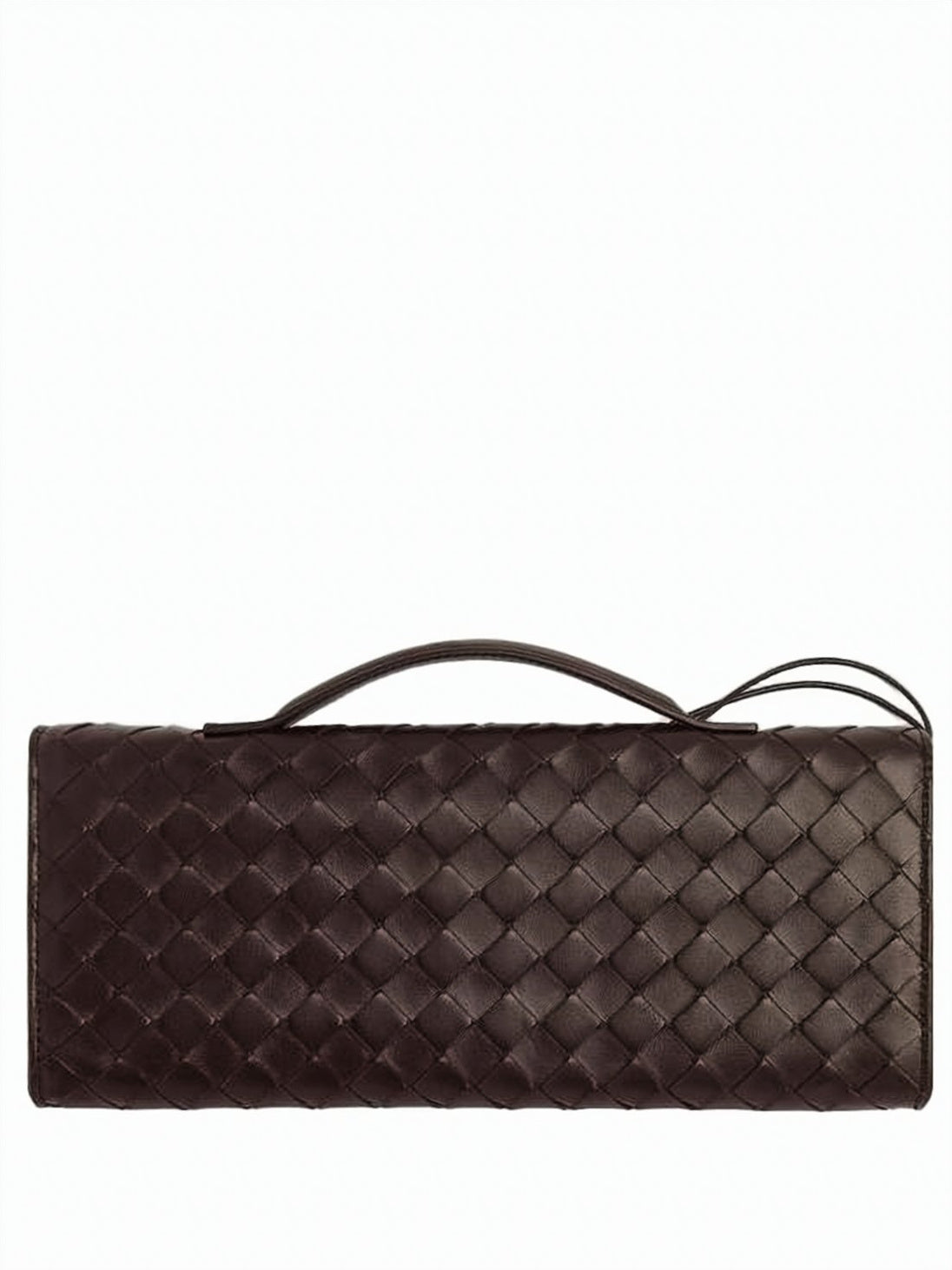 Rectangular Woven Lambskin Tote Bag