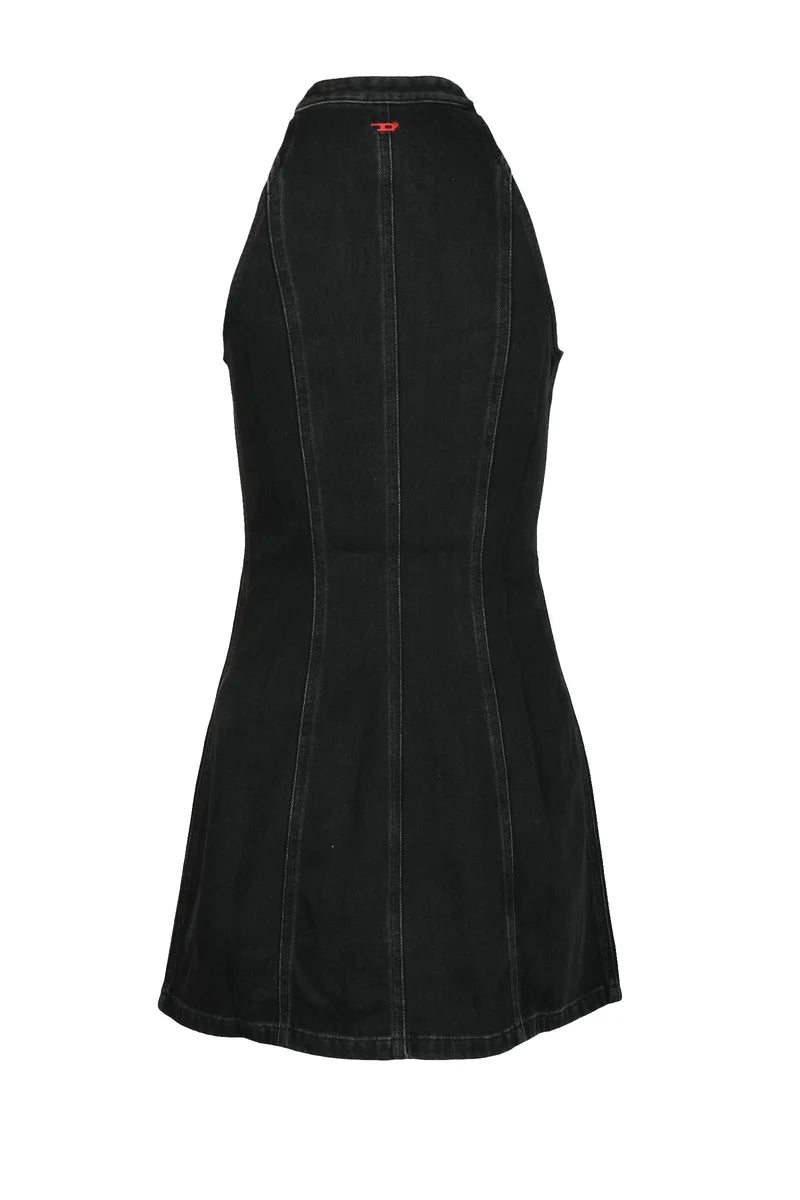 Women's Denim Dress - Black