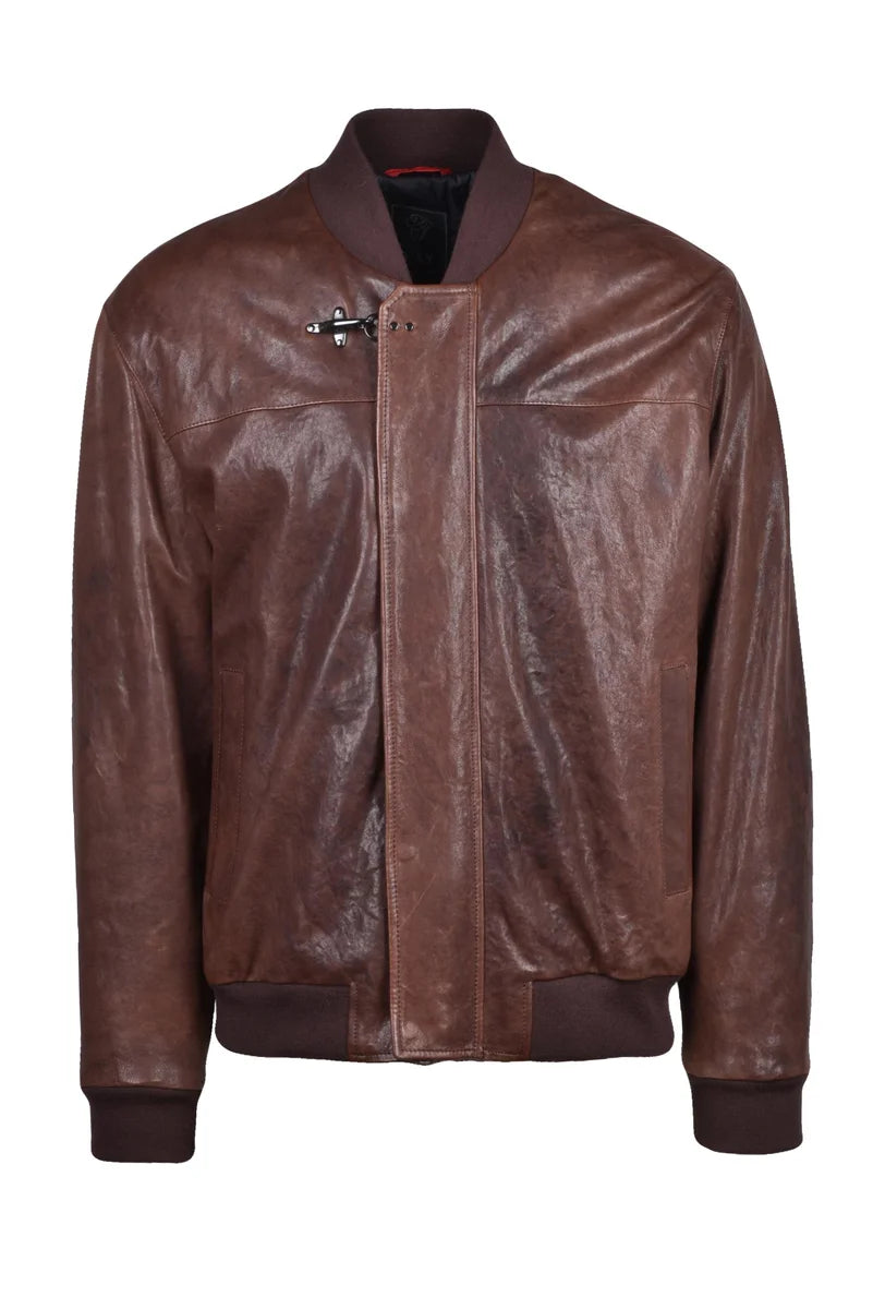 Leather Jacket - Brown