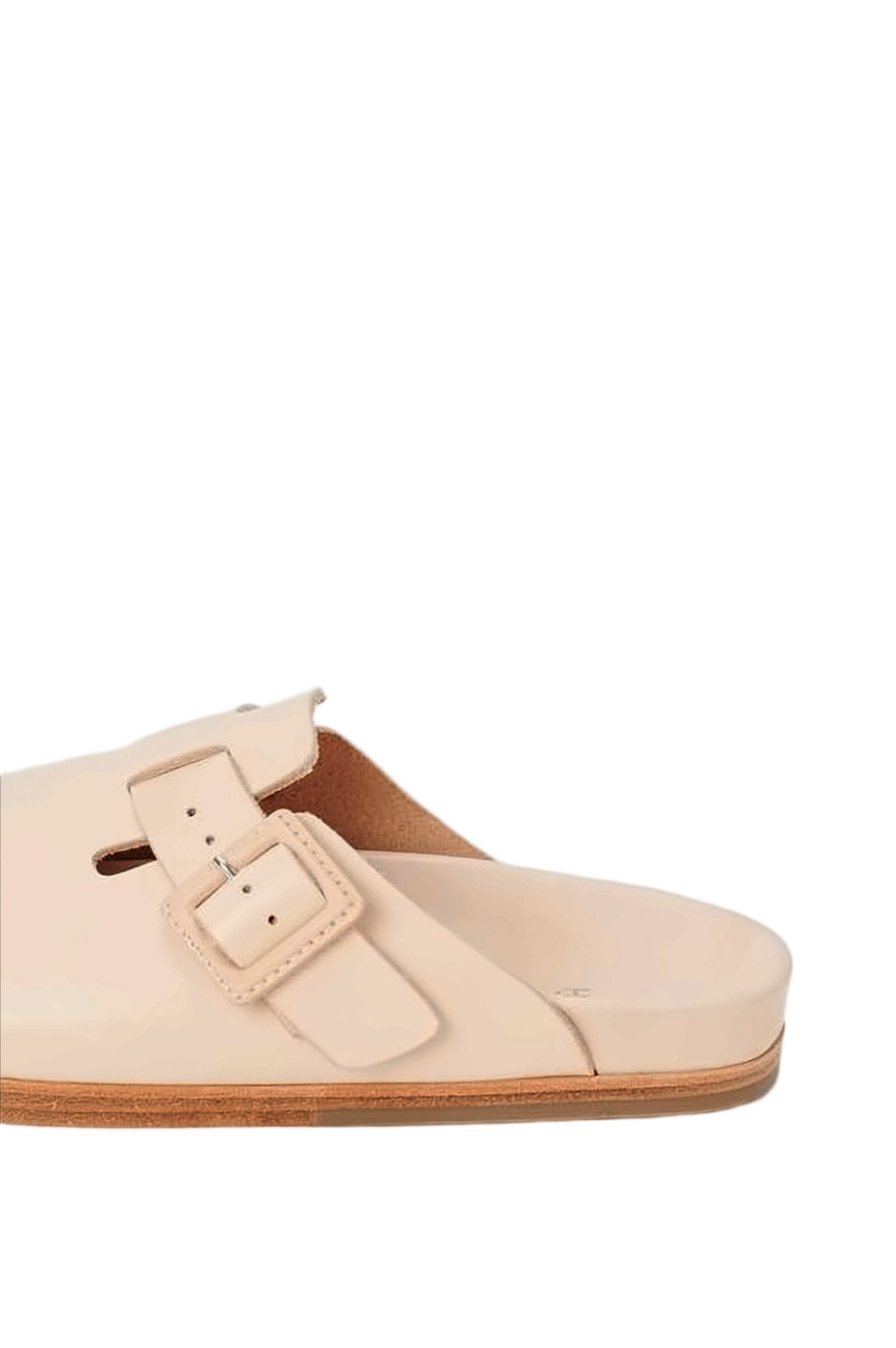 Minimalist Mule Slipper with Adjustable Buckle Strap
