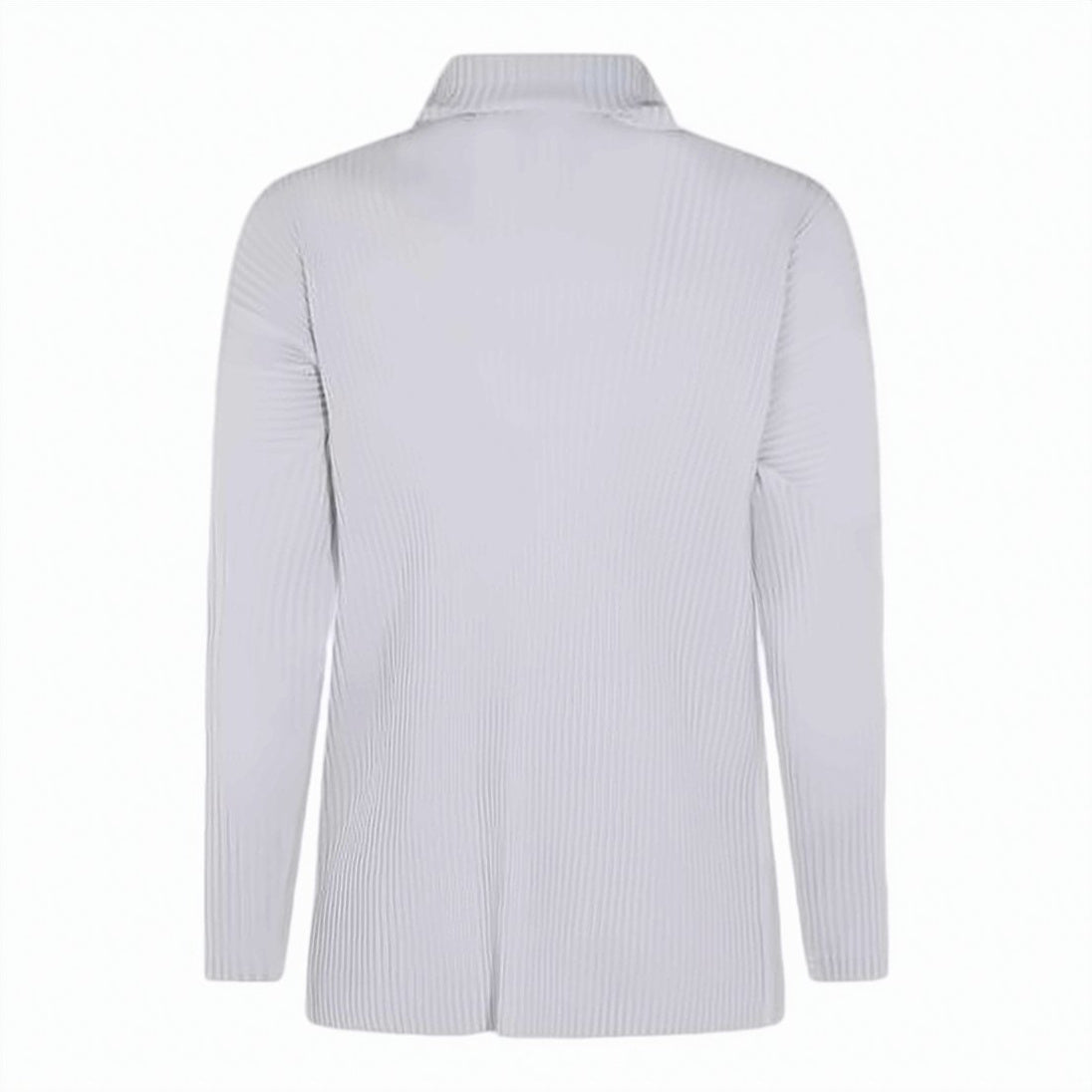 Finely Pleated Turtleneck Sweater