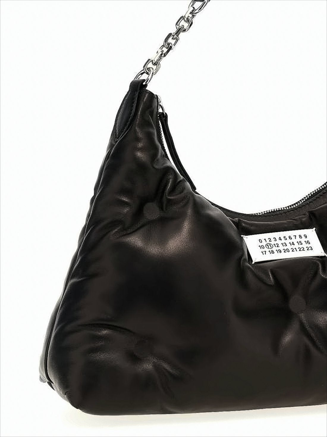 Contemporary Napa Leather Shoulder Bag