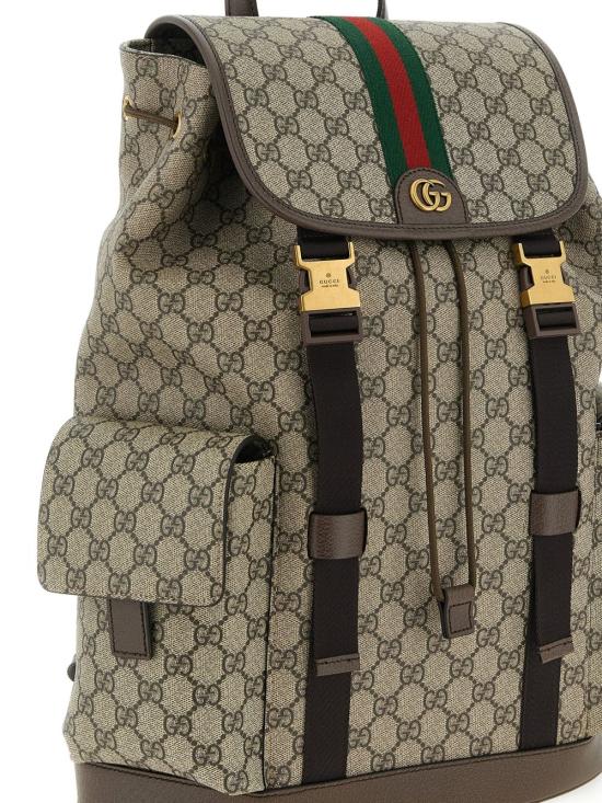 Structured Monogram Canvas Backpack