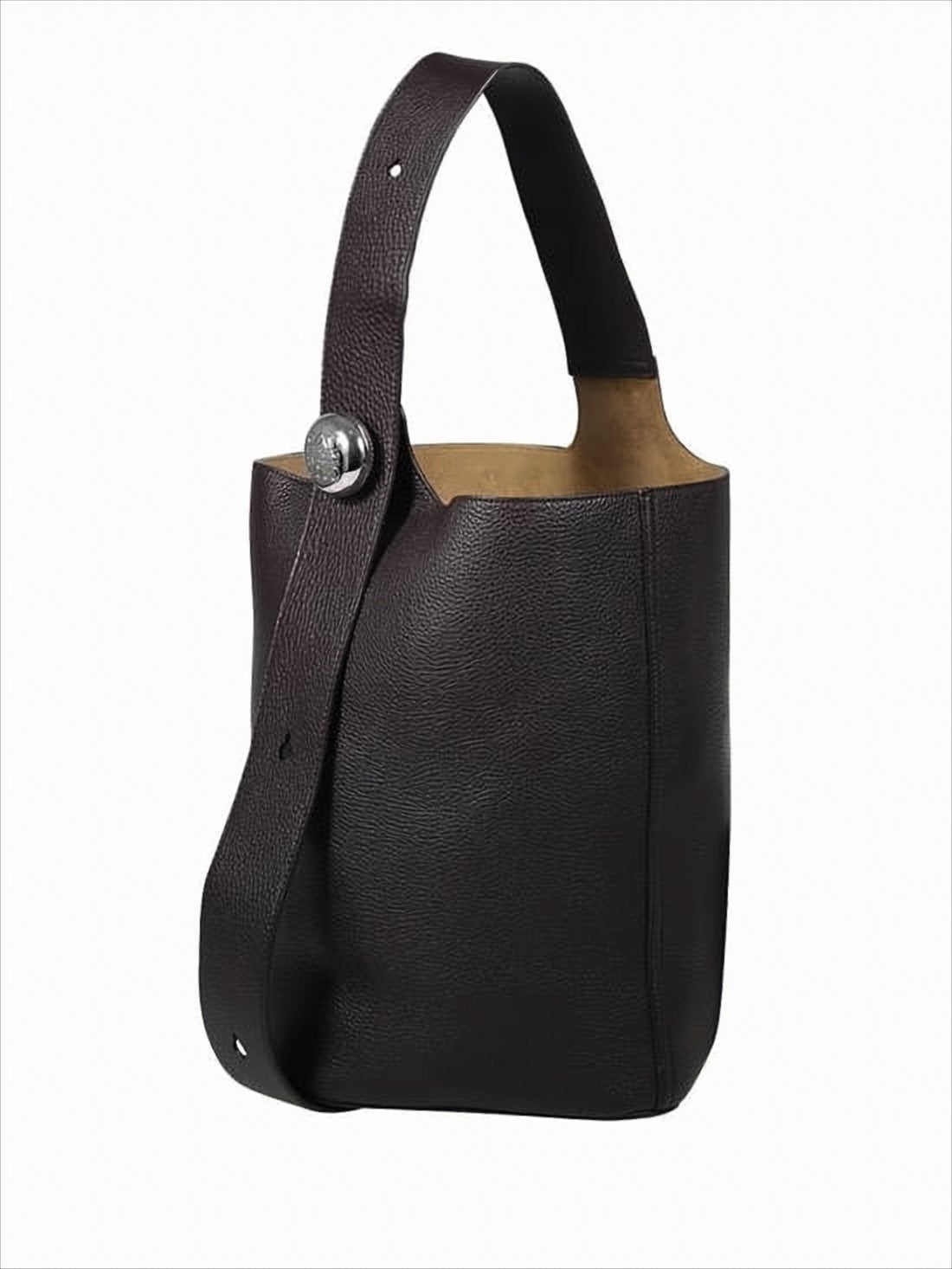 Textured Calf Leather Tote Bag