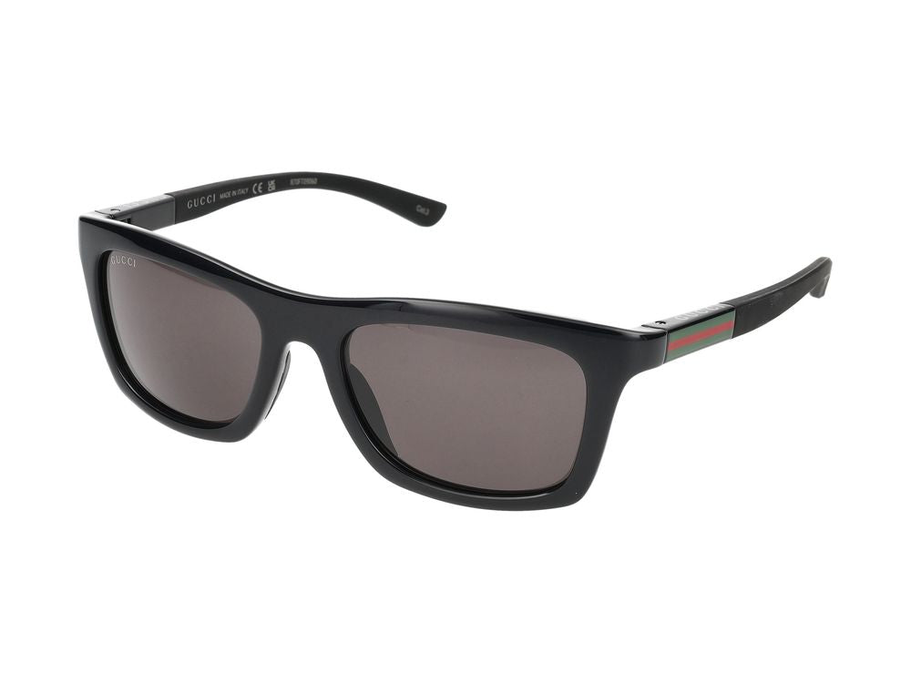 Okulary przeciwsłoneczne Gucci GG1735S 001 czarne czarne szare 54/18/135
