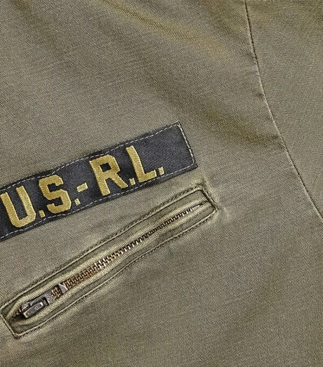 Military-Inspired Bomber Jacket With Vintage Embellishments