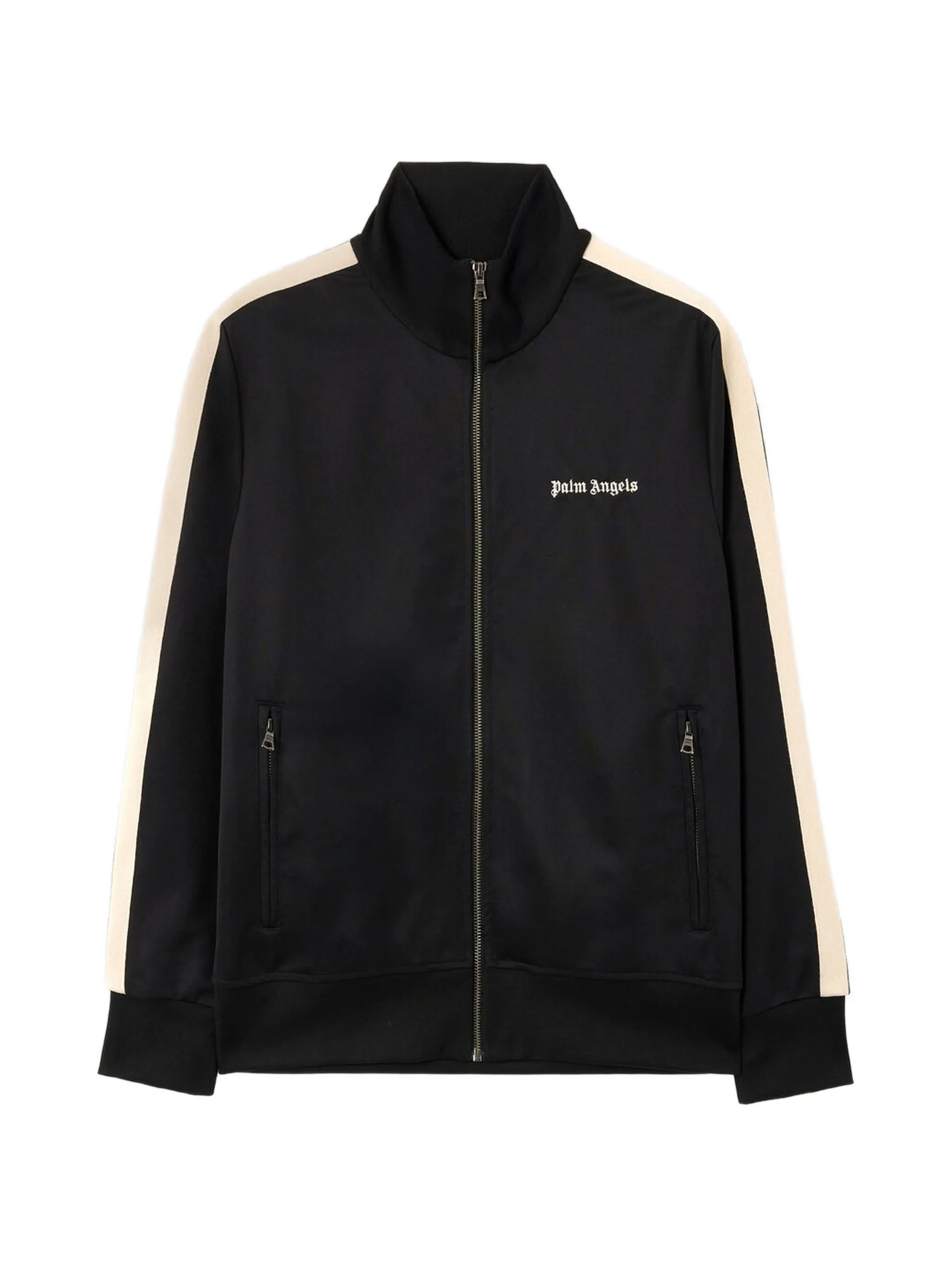 Black Classic Logo Track Polyester Top