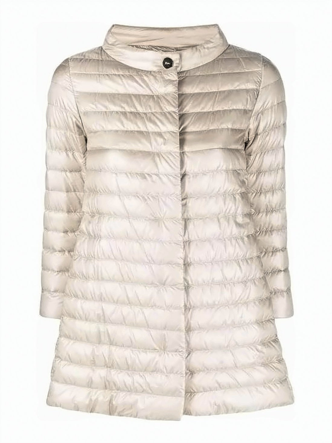 Lightweight Padded Jacket with Horizontal Quilting