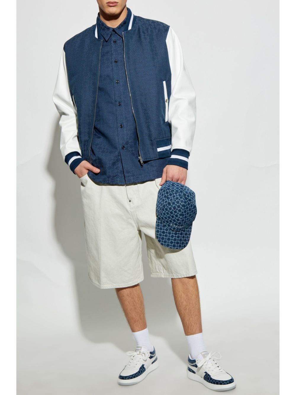 Indigo Blue Zip-Up Jacket