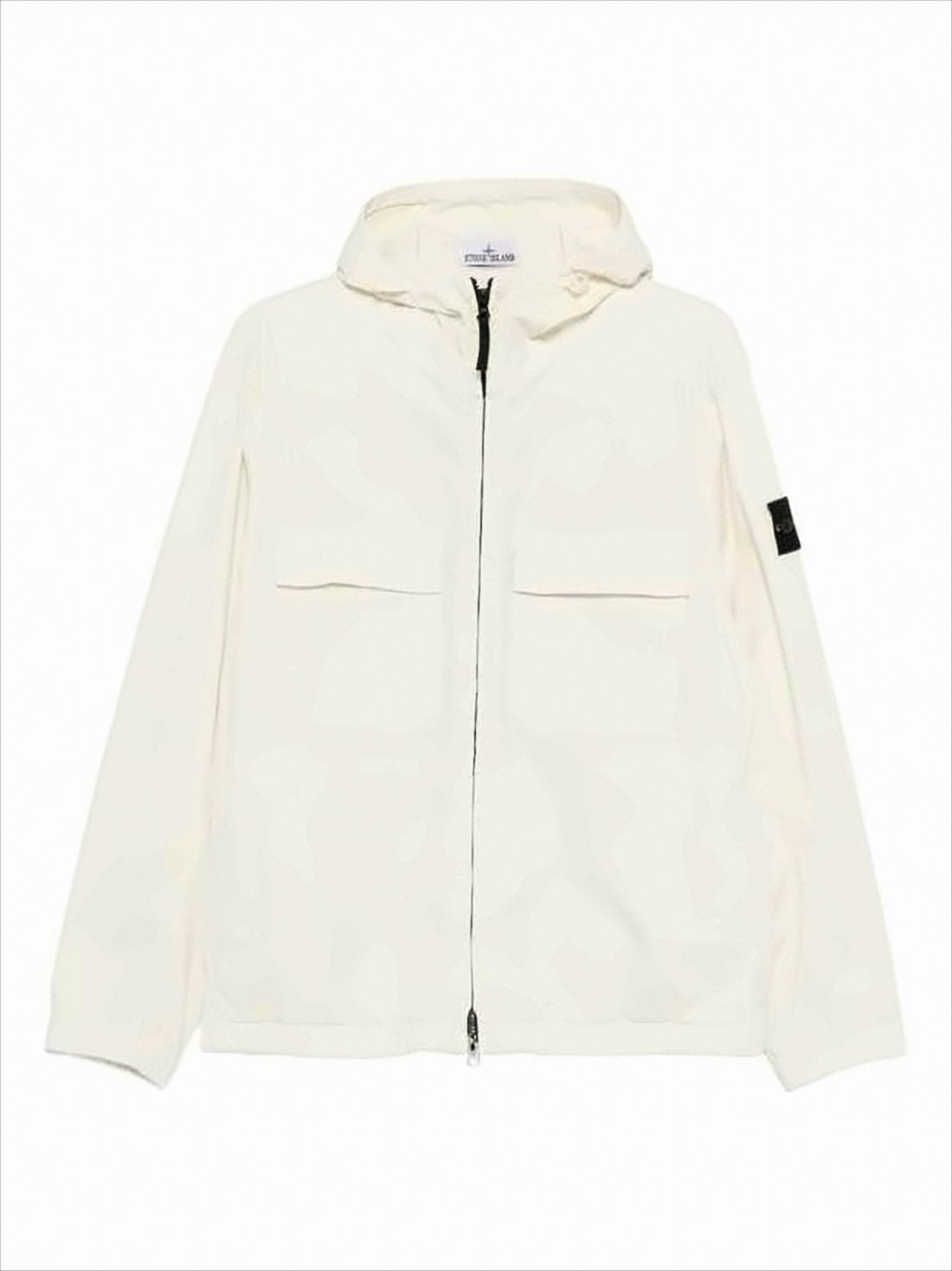 Lightweight Hooded Jacket with Distinctive Patch