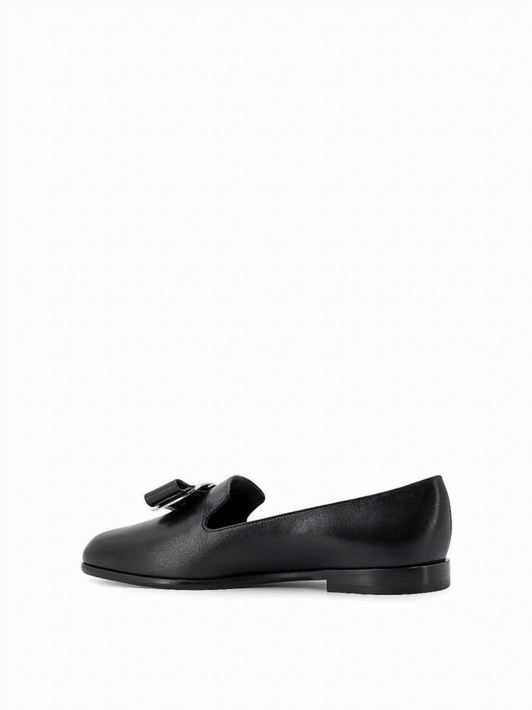 Black Calf Leather Loafers