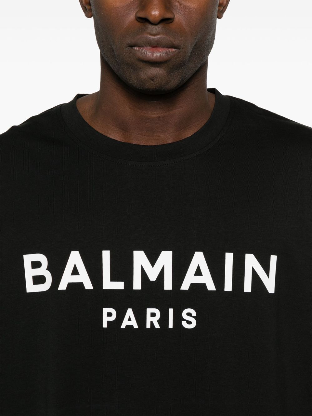 Relaxed Fit Black Crew Neck T-Shirt